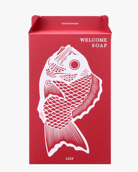 Japan Best Tamanohada Fish Shape 345g Welcome Soap - Lily - Image 3