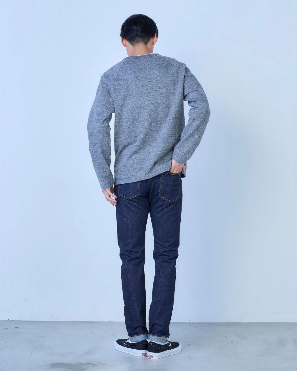 Japan Blue J201 Tapered Fit 14.8oz US Cotton Selvedge Mens Jeans - Indigo - Image 7