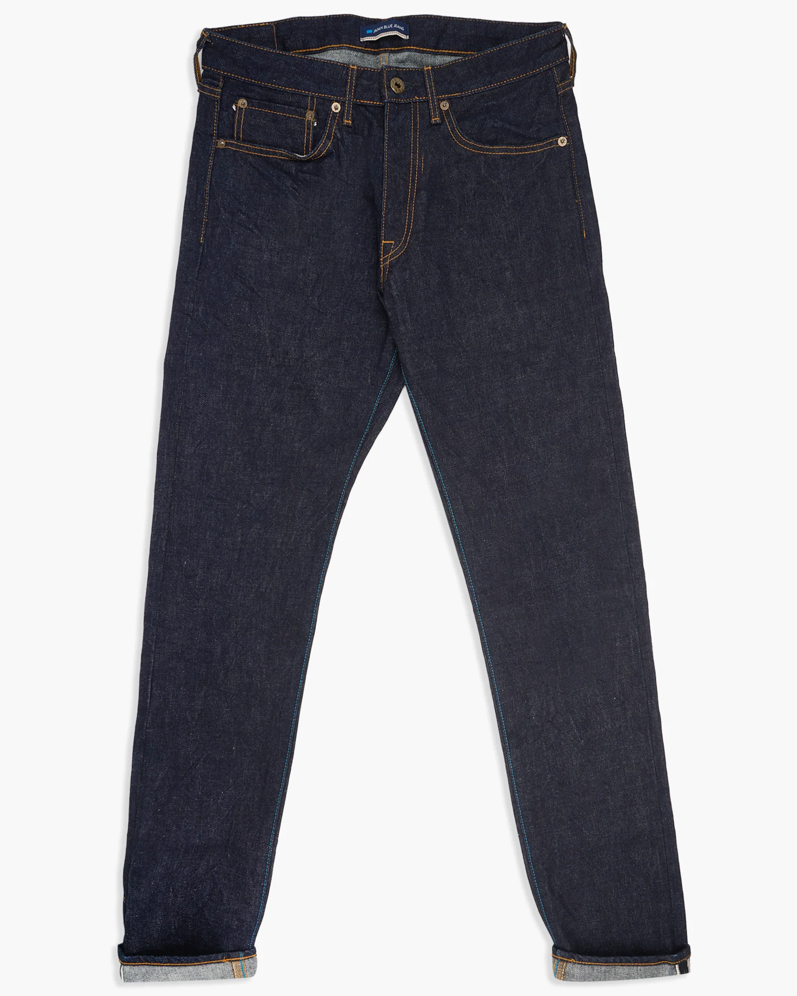 Japan Blue J201 Tapered Fit 14.8oz US Cotton Selvedge Mens Jeans - Indigo - Image 9