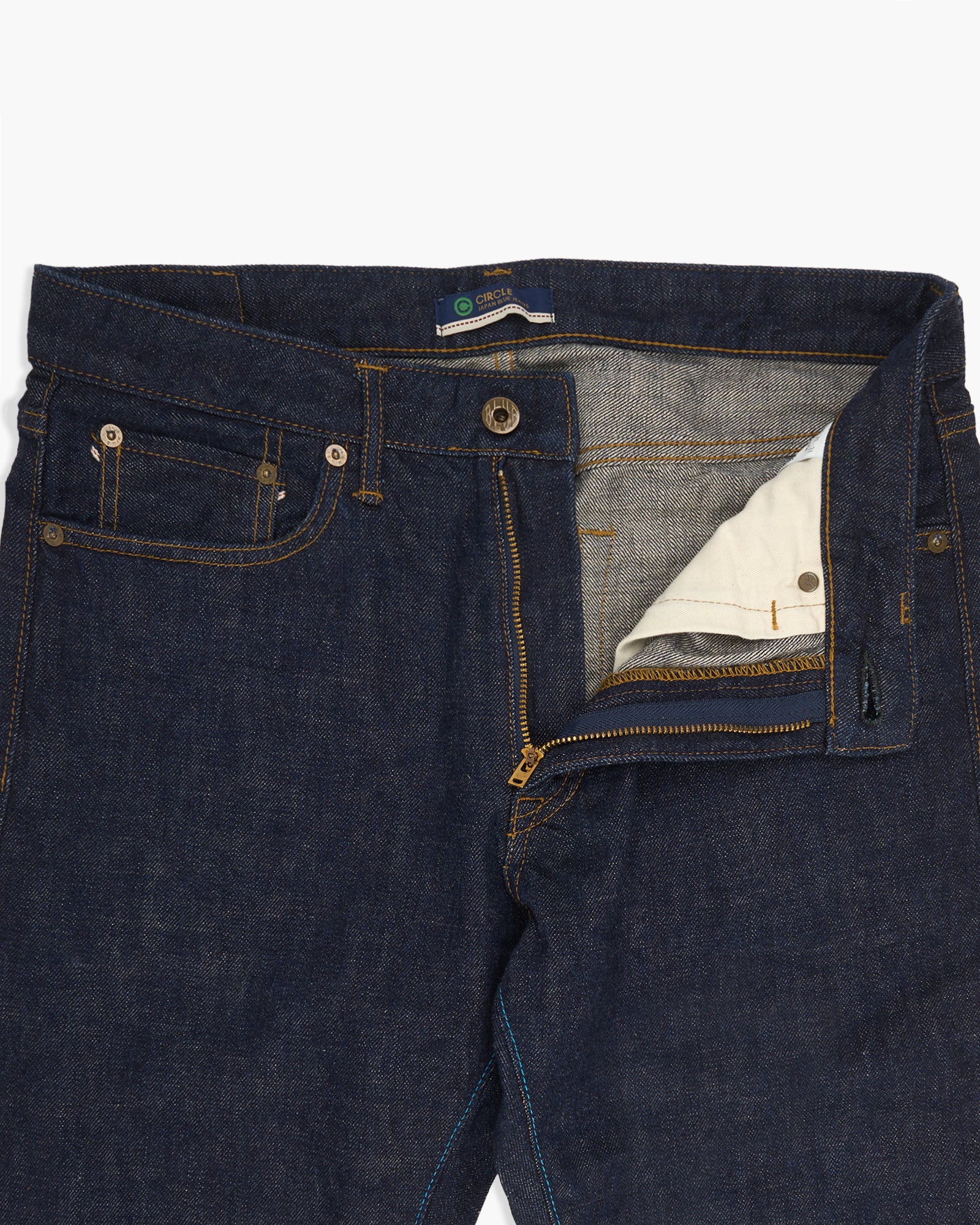 Japan Blue J204 Tapered Fit 12.5oz African Cotton Selvedge Mens Jeans - Indigo - Image 10