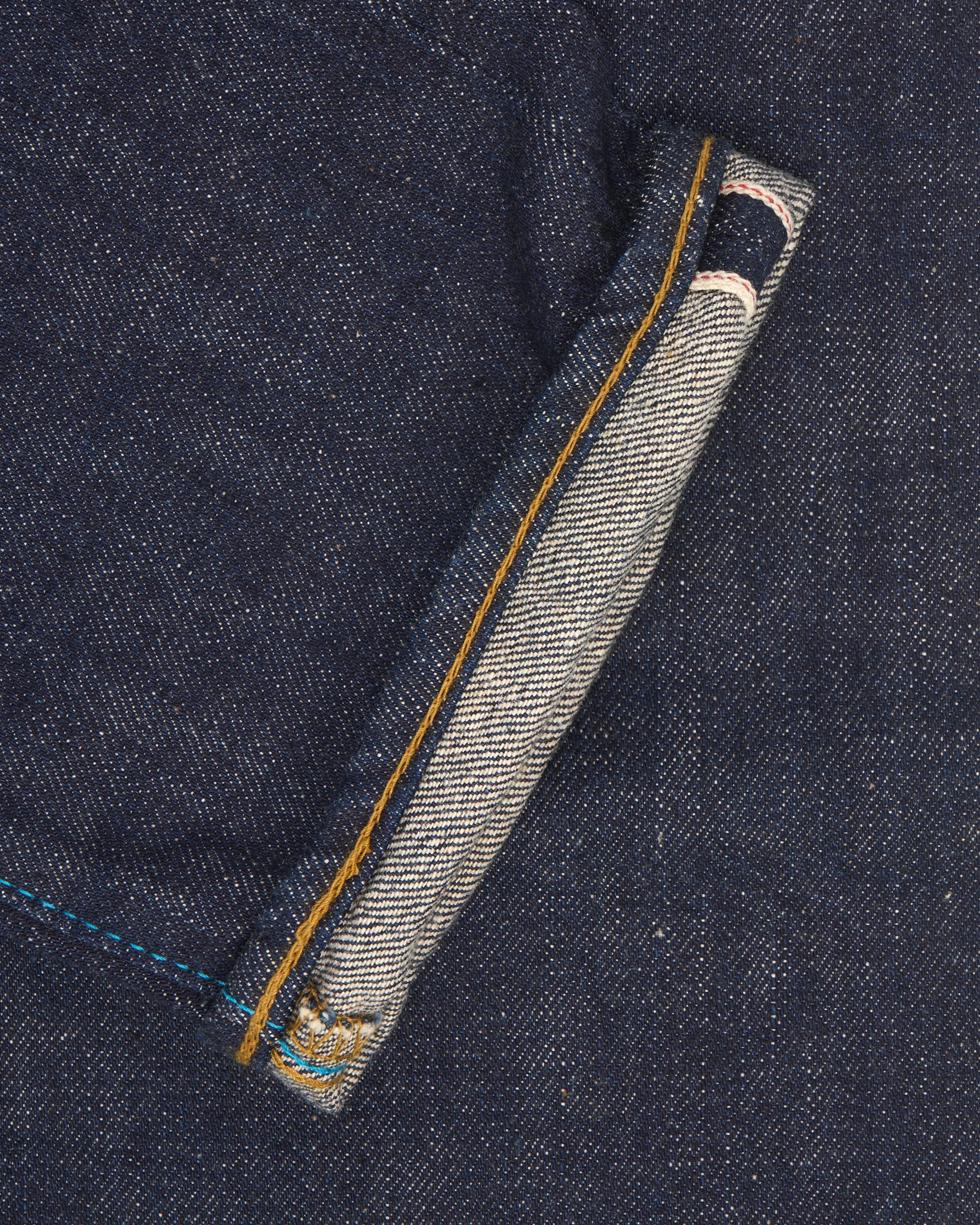 Japan Blue J204 Tapered Fit 12.5oz African Cotton Selvedge Mens Jeans - Indigo - Image 12