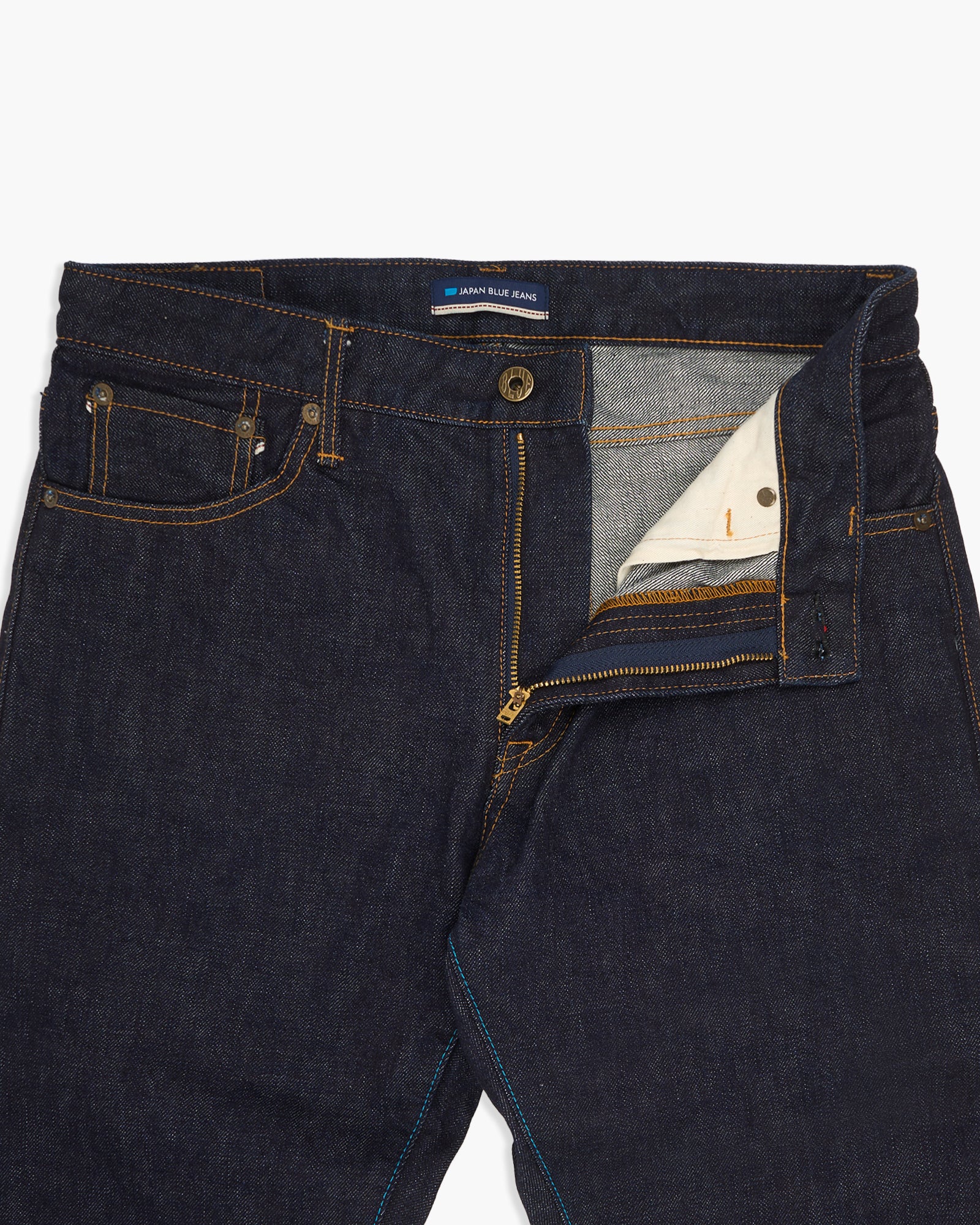 Japan Blue J301 Straight Fit 14.8oz US Cotton Selvedge Mens Jeans - Indigo - Image 10