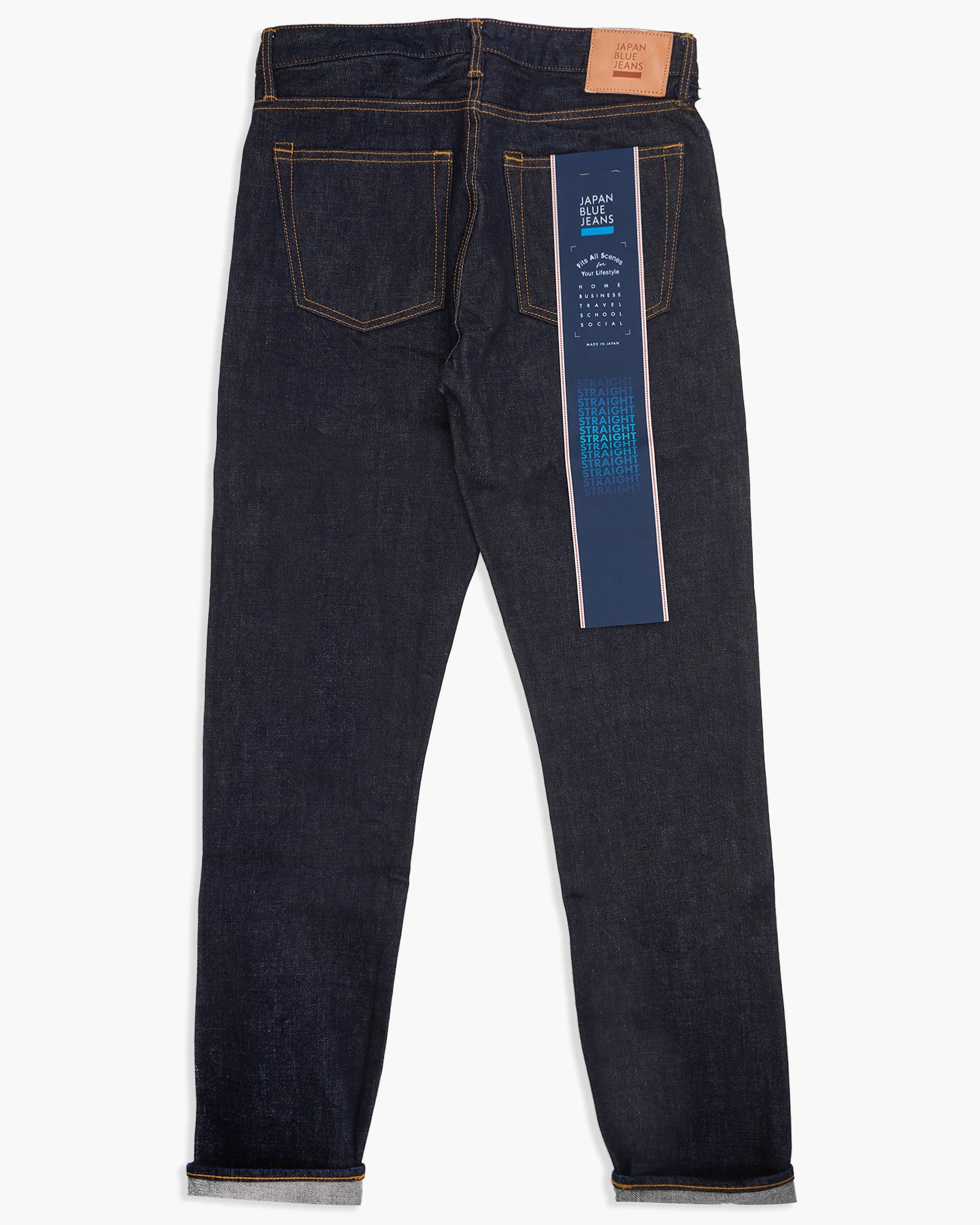 Japan Blue J301 Straight Fit 14.8oz US Cotton Selvedge Mens Jeans - Indigo - Image 8