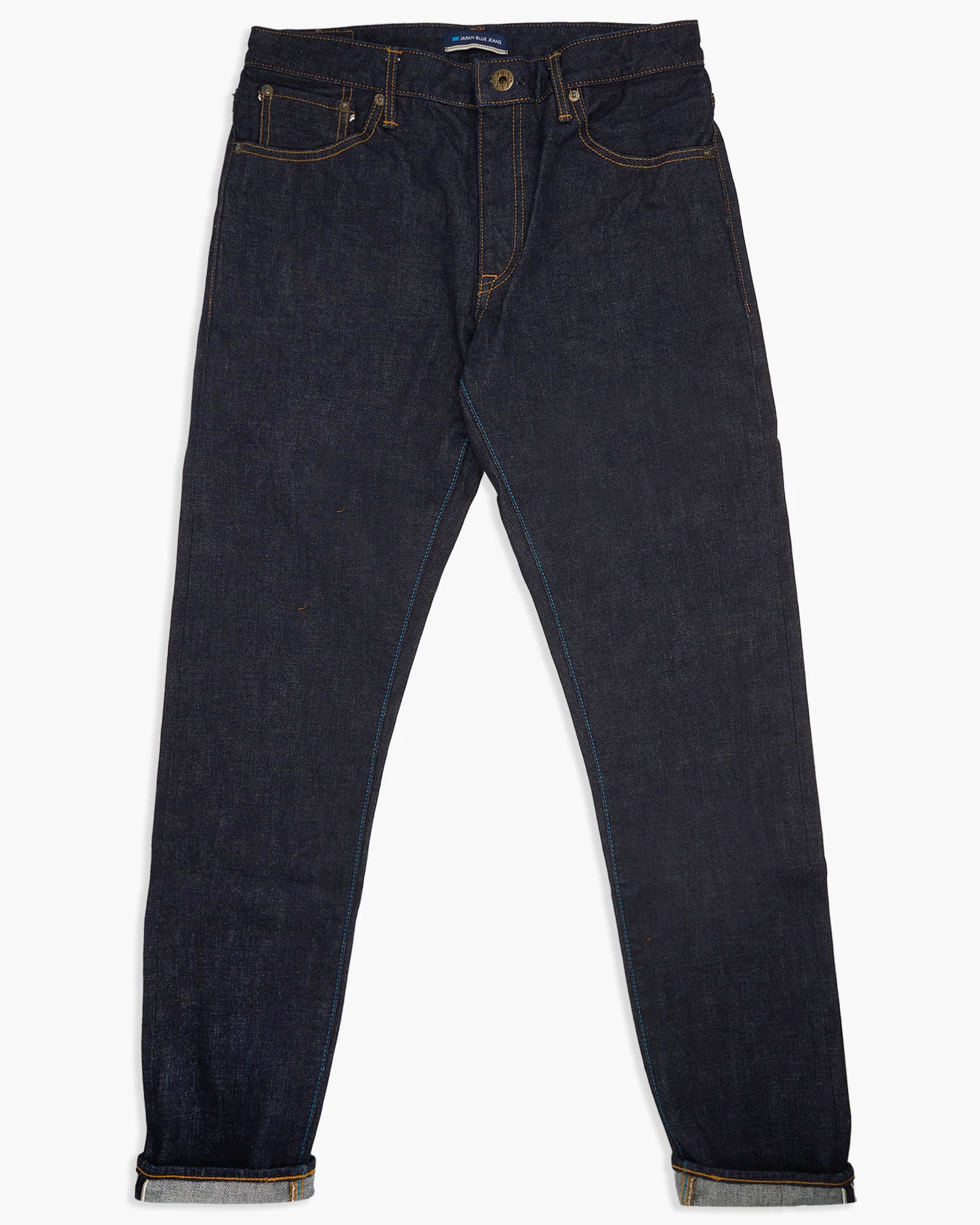 Japan Blue J301 Straight Fit 14.8oz US Cotton Selvedge Mens Jeans - Indigo - Image 9