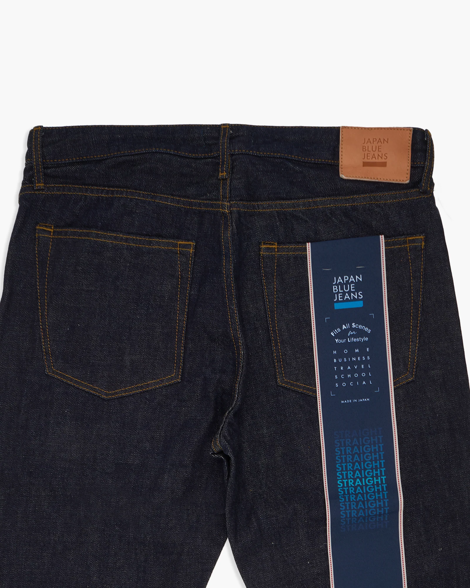 Japan Blue J304 Straight Fit 12.5oz African Cotton Selvedge Mens Jeans - Indigo - Image 10