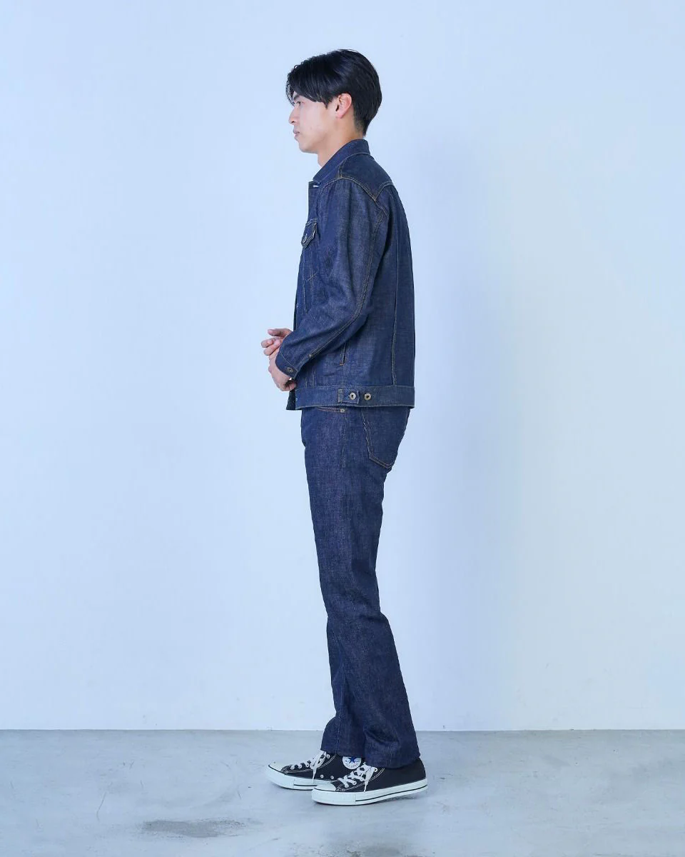 Japan Blue J304 Straight Fit 12.5oz African Cotton Selvedge Mens Jeans - Indigo - Image 6