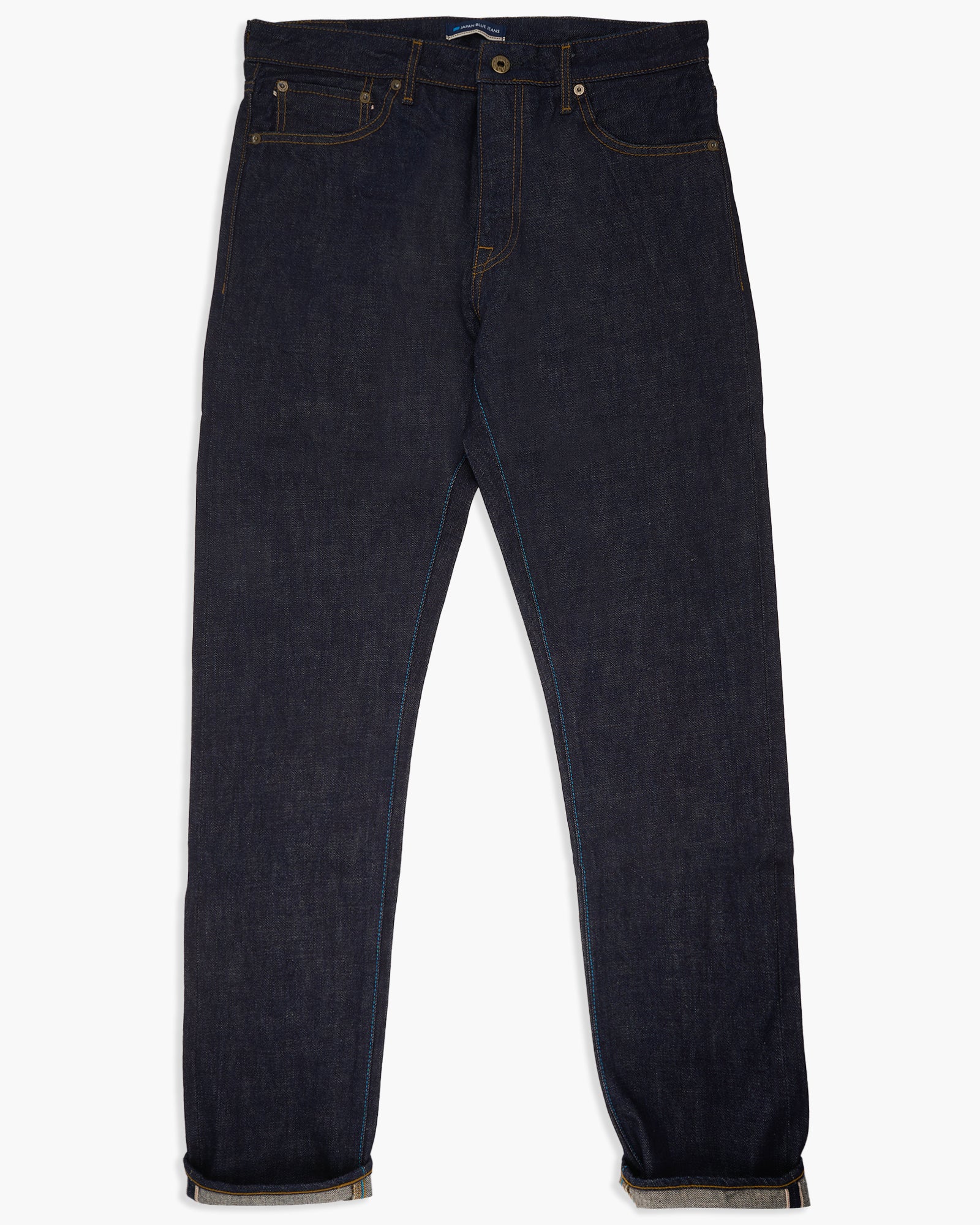 Japan Blue J304 Straight Fit 12.5oz African Cotton Selvedge Mens Jeans - Indigo - Image 9