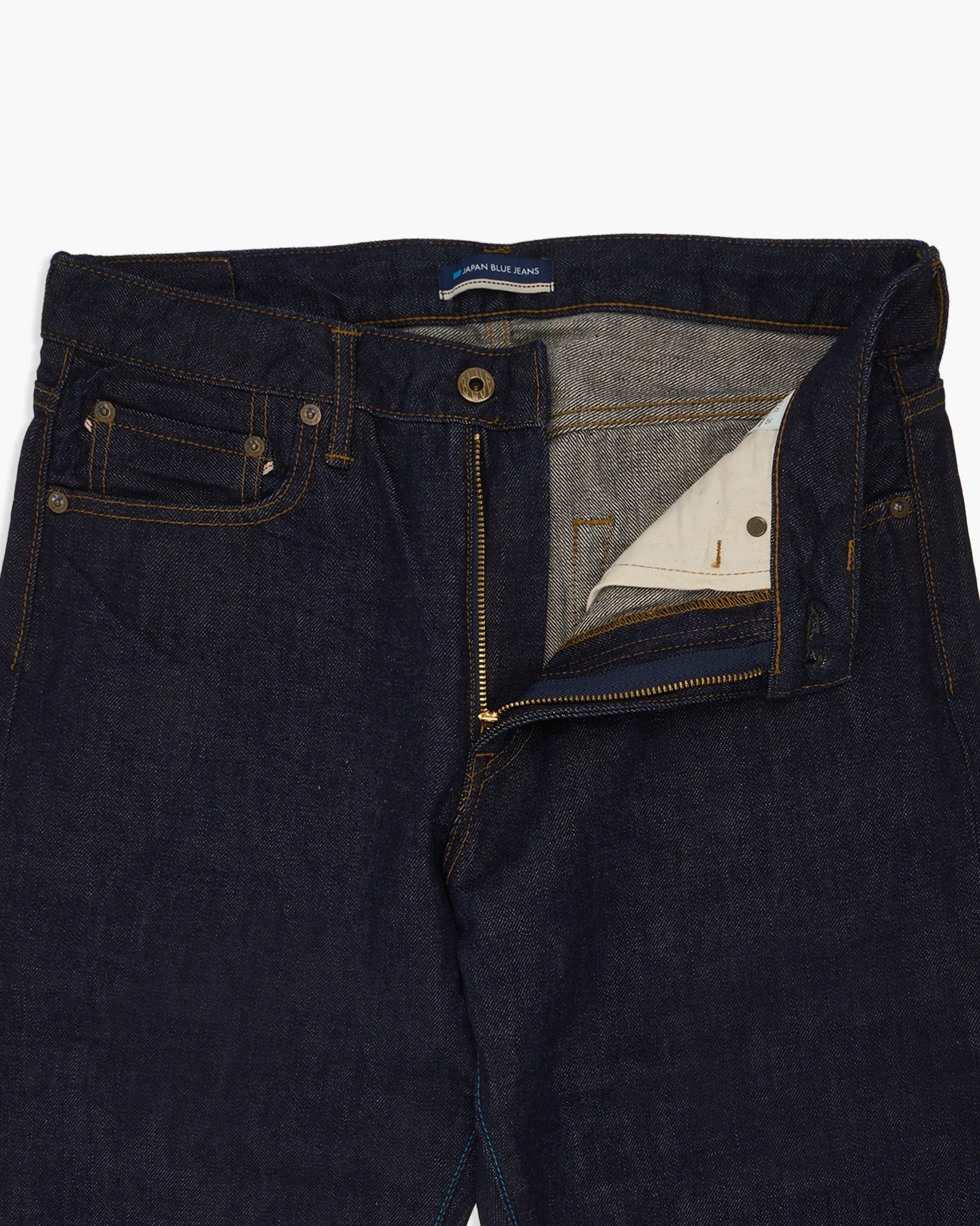Japan Blue J404 Classic Straight 12.5oz African Cotton Selvedge Mens Jeans - Indigo - Image 10