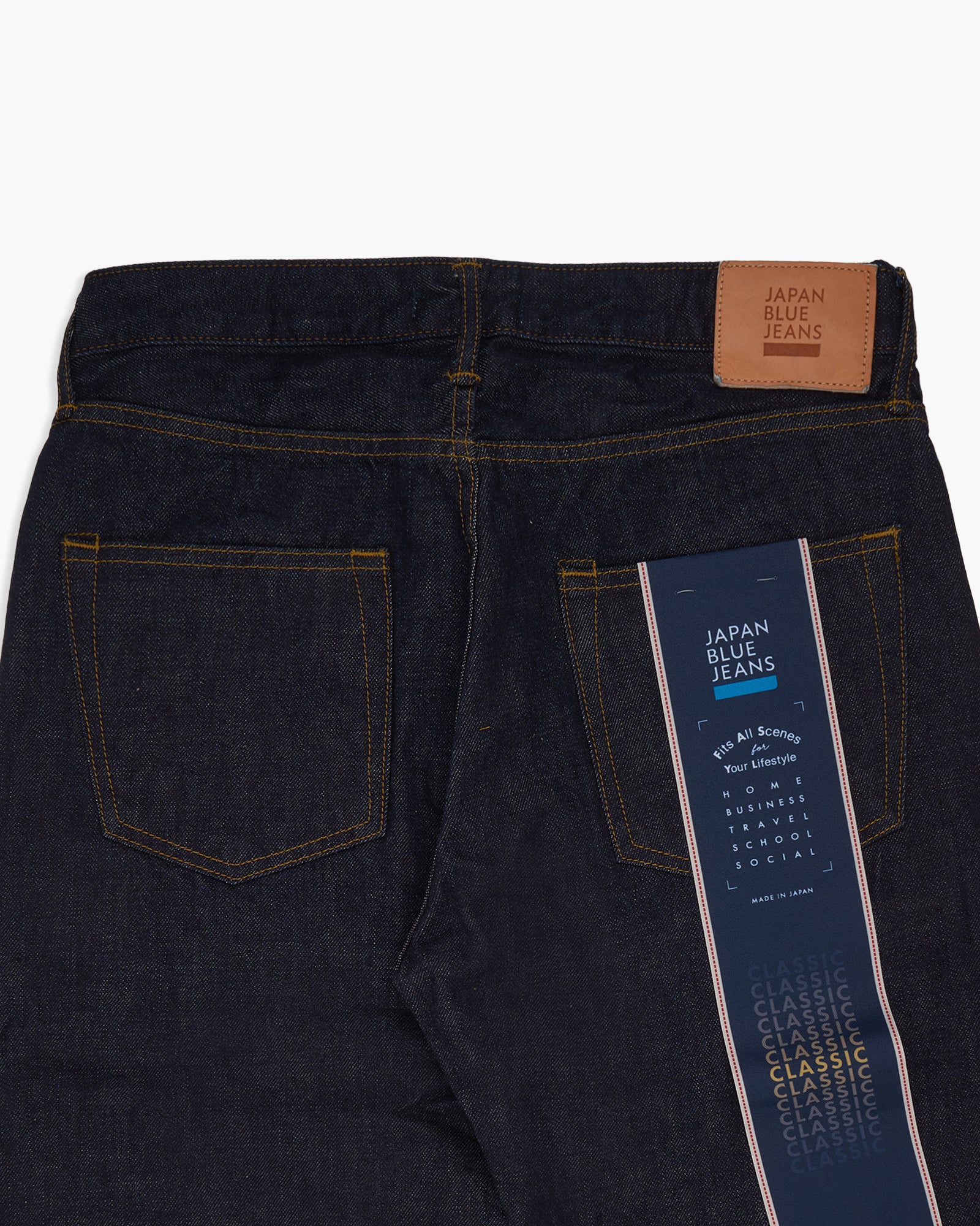 Japan Blue J404 Classic Straight 12.5oz African Cotton Selvedge Mens Jeans - Indigo - Image 11