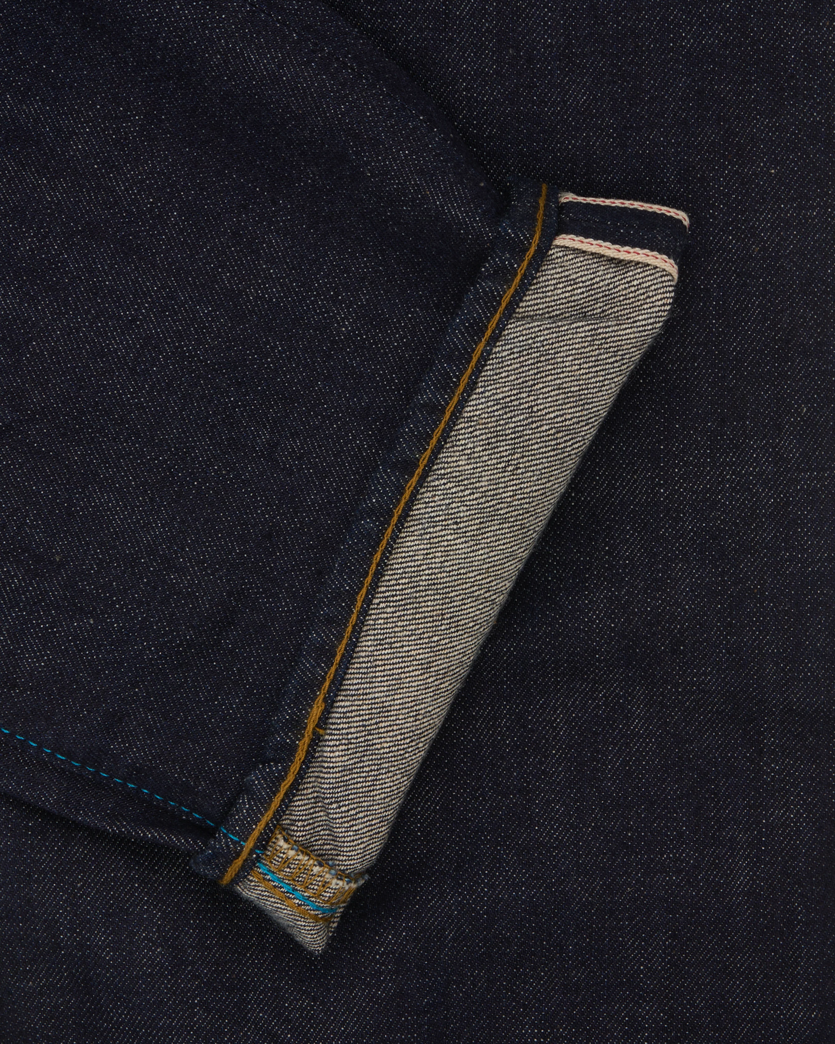 Japan Blue J404 Classic Straight 12.5oz African Cotton Selvedge Mens Jeans - Indigo - Image 12