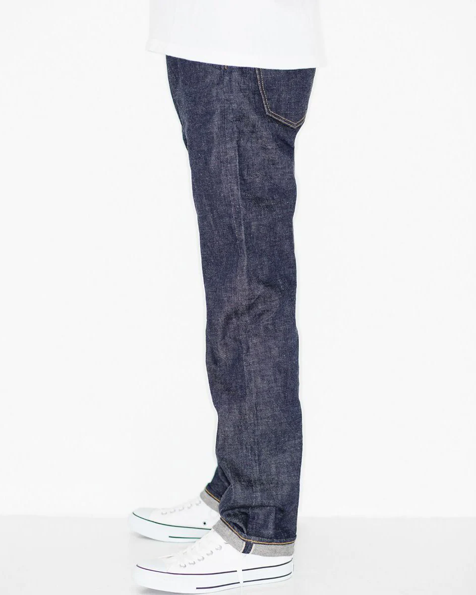 Japan Blue J404 Classic Straight 12.5oz African Cotton Selvedge Mens Jeans - Indigo - Image 3