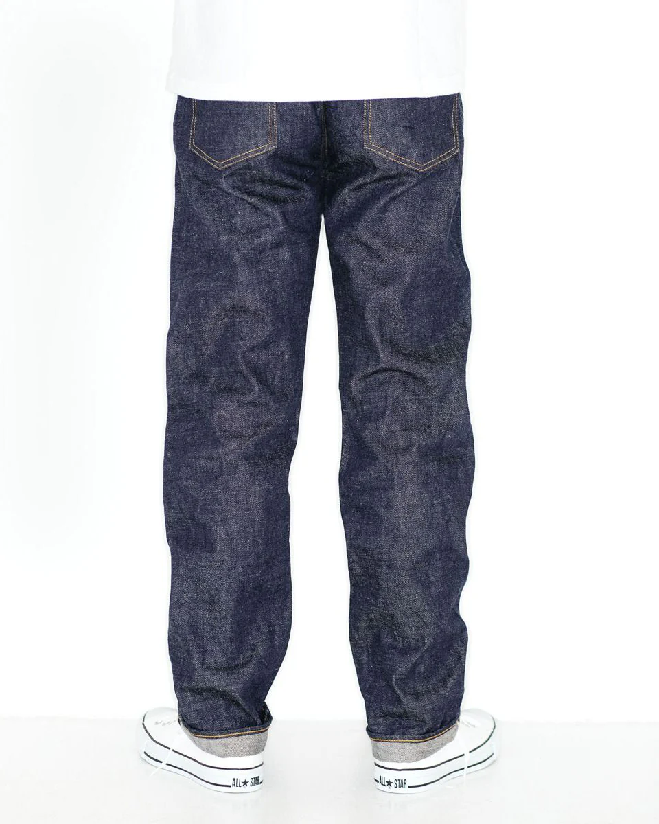 Japan Blue J404 Classic Straight 12.5oz African Cotton Selvedge Mens Jeans - Indigo - Image 4