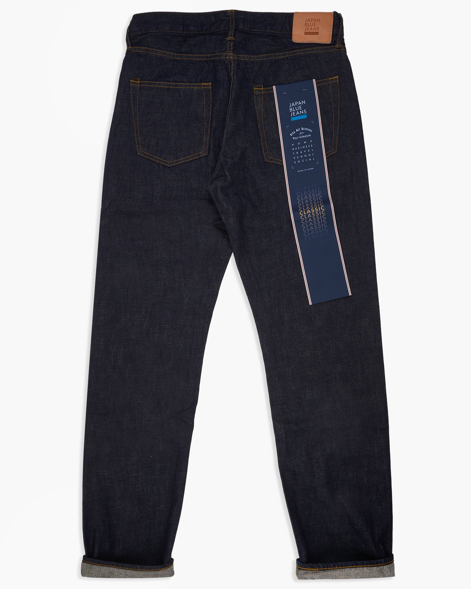 Japan Blue J404 Classic Straight 12.5oz African Cotton Selvedge Mens Jeans - Indigo - Image 8