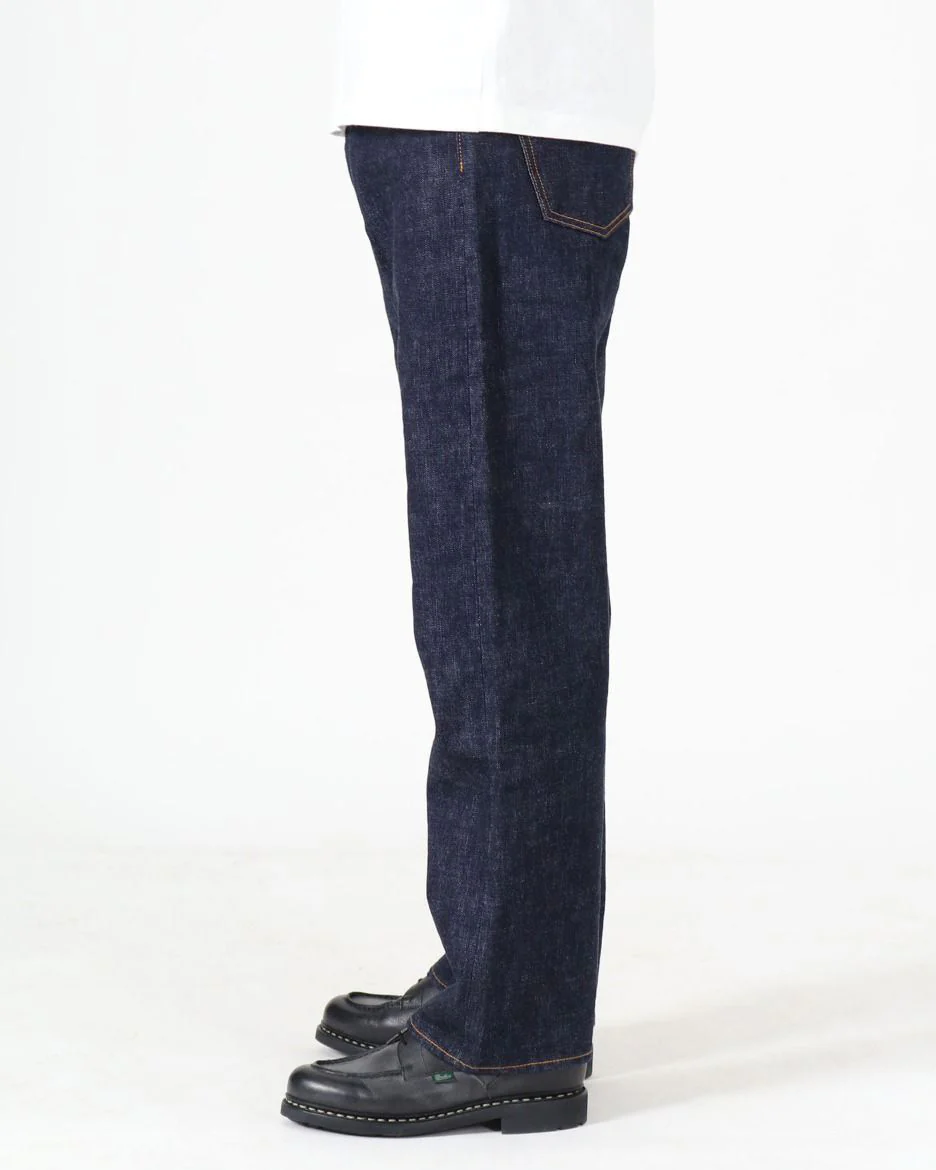 Japan Blue J501 Loose Straight 14.8oz US Cotton Selvedge Mens Jeans - Indigo - Image 4