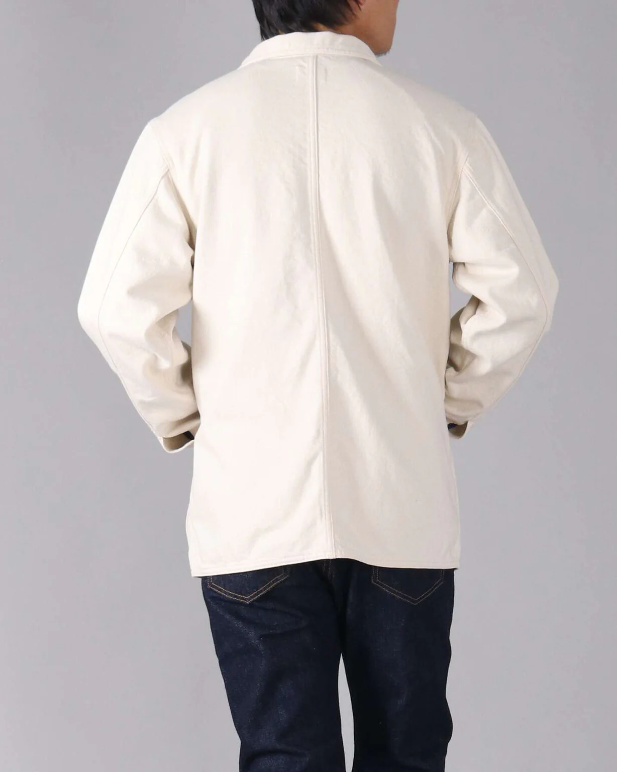 Japan Blue Jeans Coverall Jacket - Natural - Image 4
