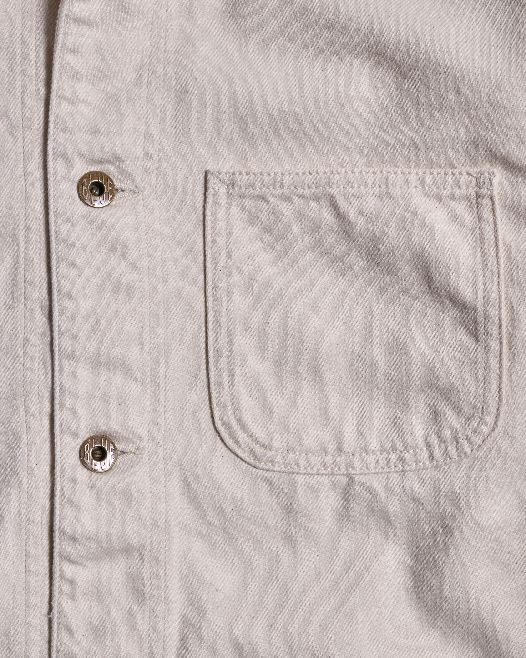 Japan Blue Jeans Coverall Jacket - Natural - Image 6