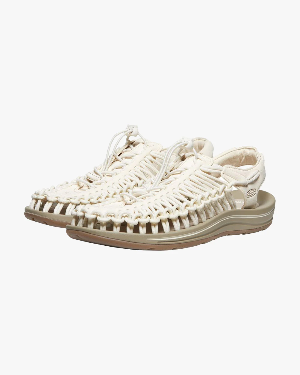 Keen Womens Uneek Sneaker - White Cap / Cornstalk - Image 3