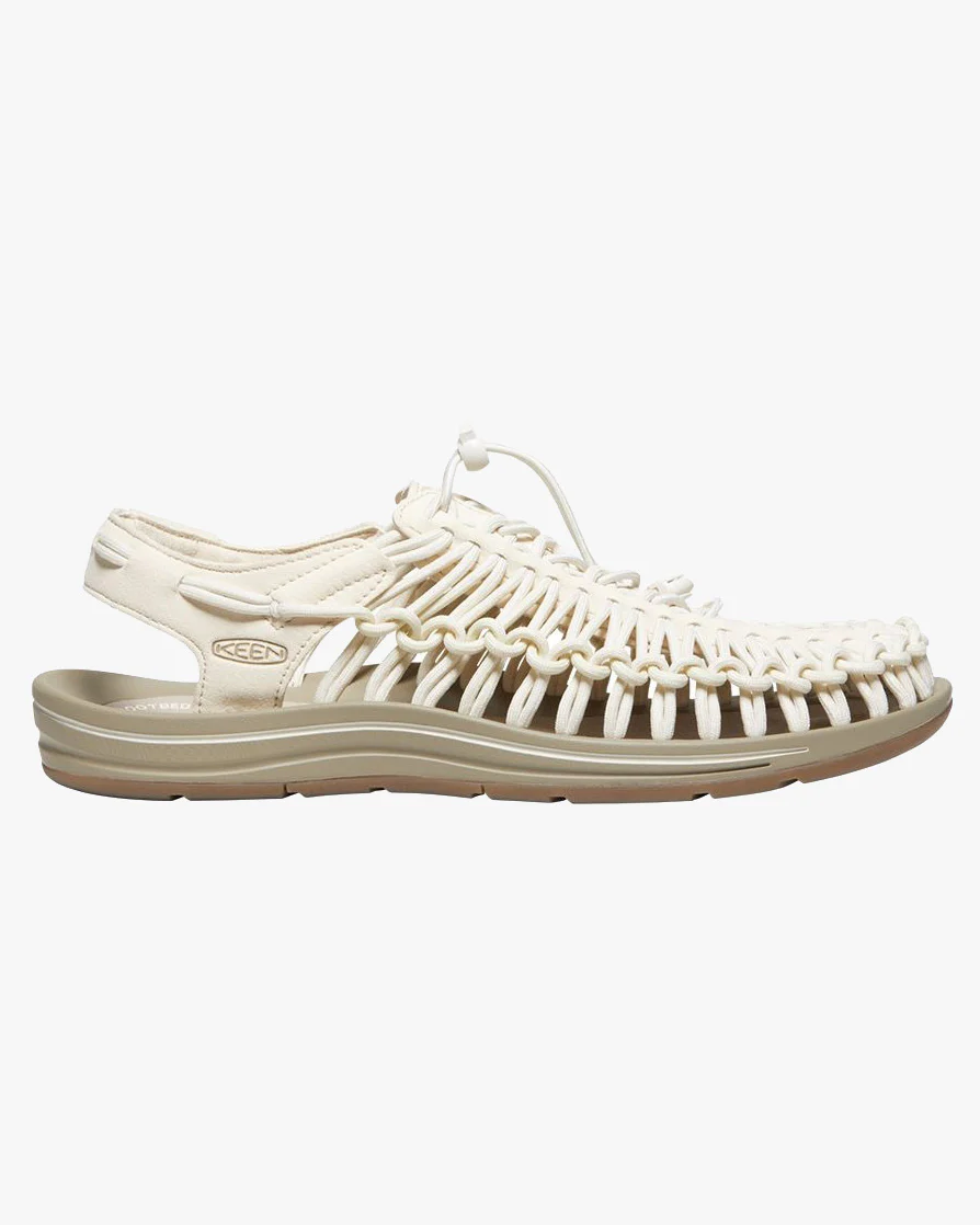 Keen Womens Uneek Sneaker - White Cap / Cornstalk - Image 4