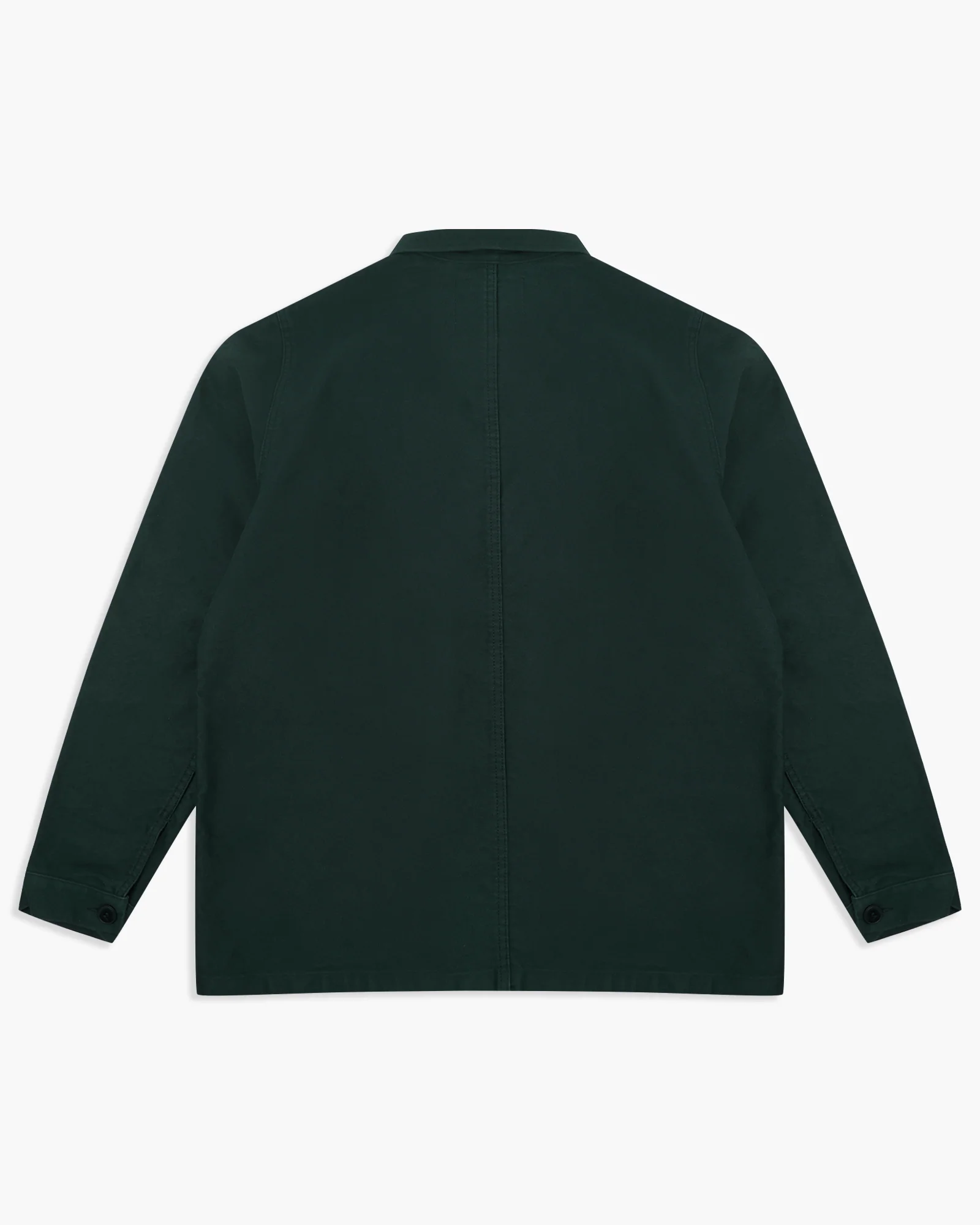 Le Mont St Michel Moleskin Authentic Work Jacket - Forest Green - Image 9