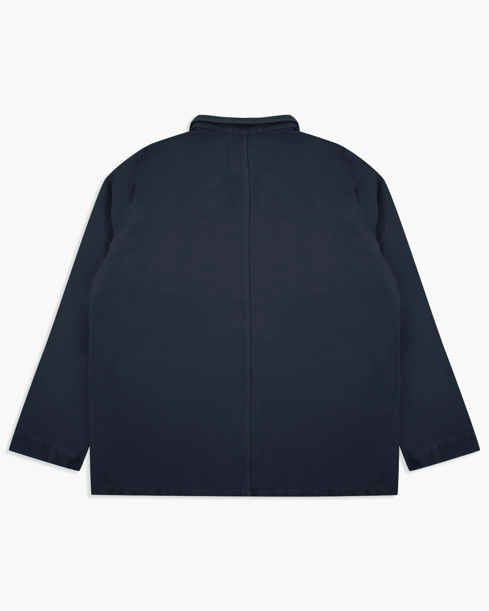 Le Mont St Michel Moleskin Authentic Work Jacket - Navy - Image 7