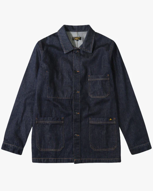 Le Mont St Michel Valmon Denim Work Jacket - Denim