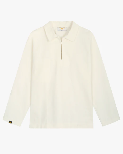 Le Mont St Michel Vilhelm Heavy Twill Vareuse - Off White