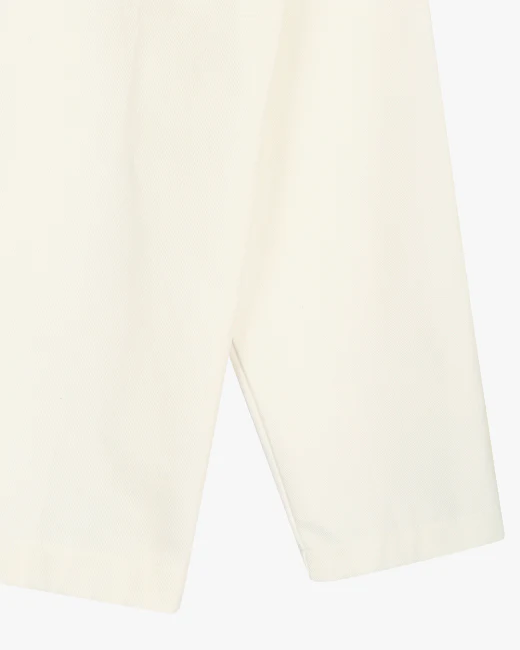 Le Mont St Michel Vilhelm Heavy Twill Vareuse - Off White - Image 5
