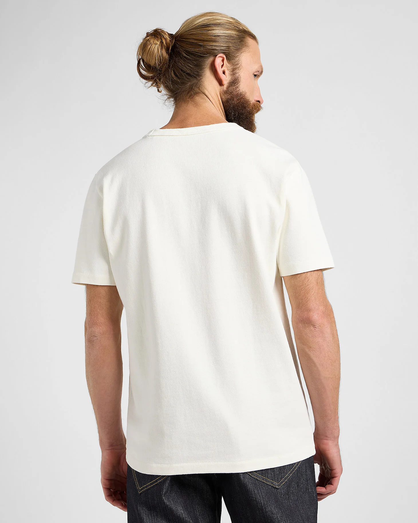 Lee 101 Core Tee - Ecru - Image 5