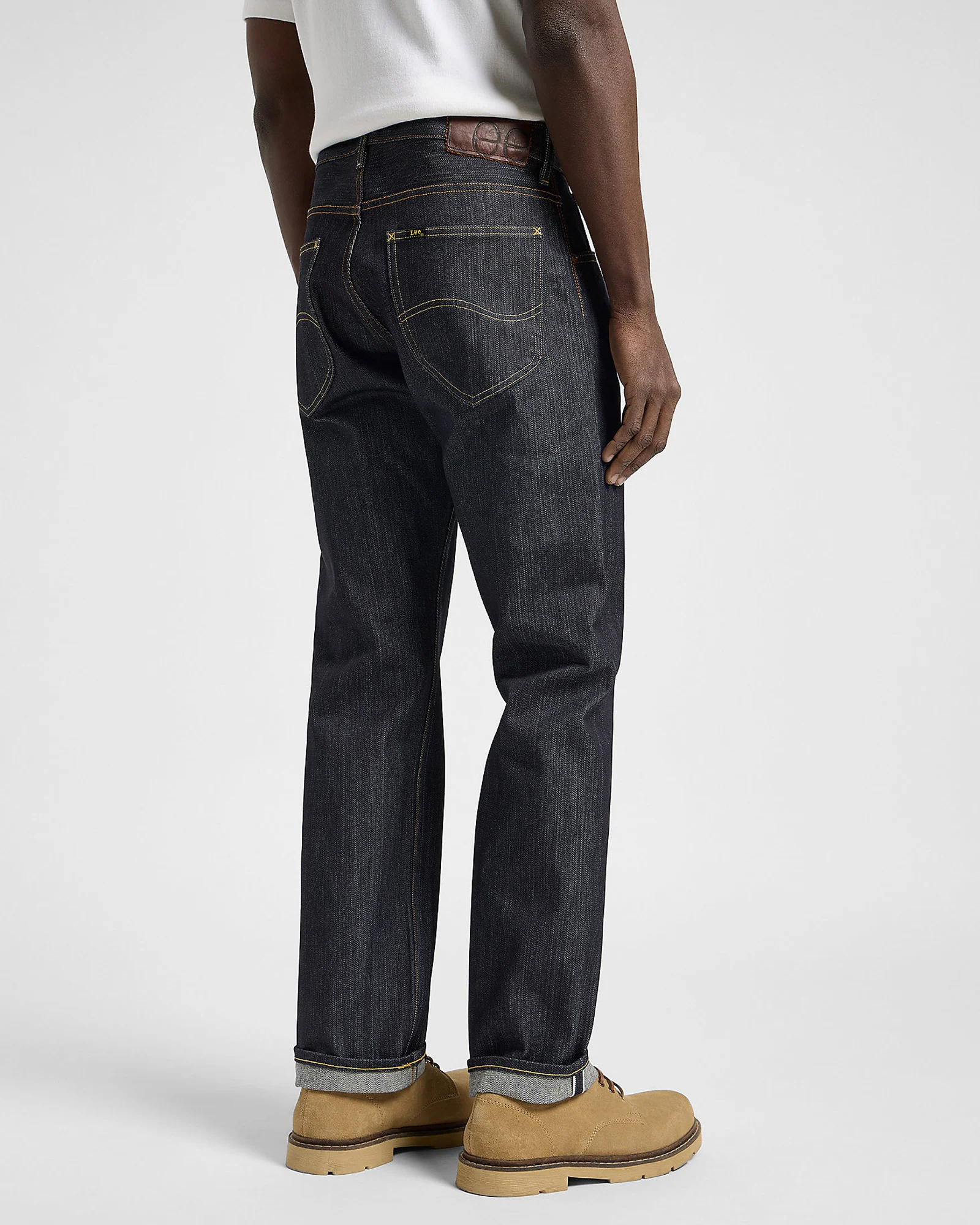 Lee 101 Z Made In Japan Regular Fit Kaihara Recycled Cotton 14.75oz Selvedge Mens Jeans - Dry - Image 3