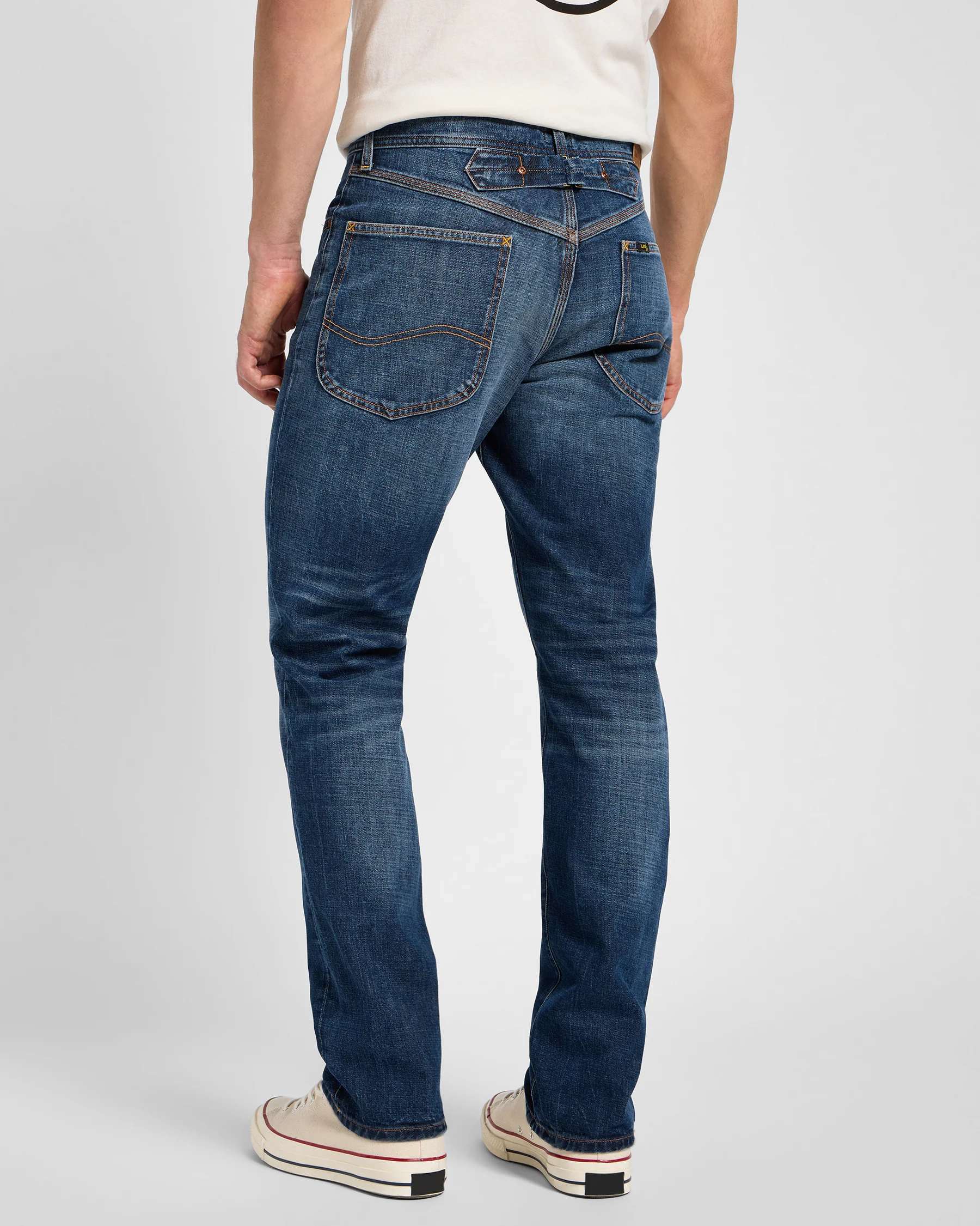 Lee Brooklyn Cowboy Straight Fit Mens Jeans - Bridger - Image 3
