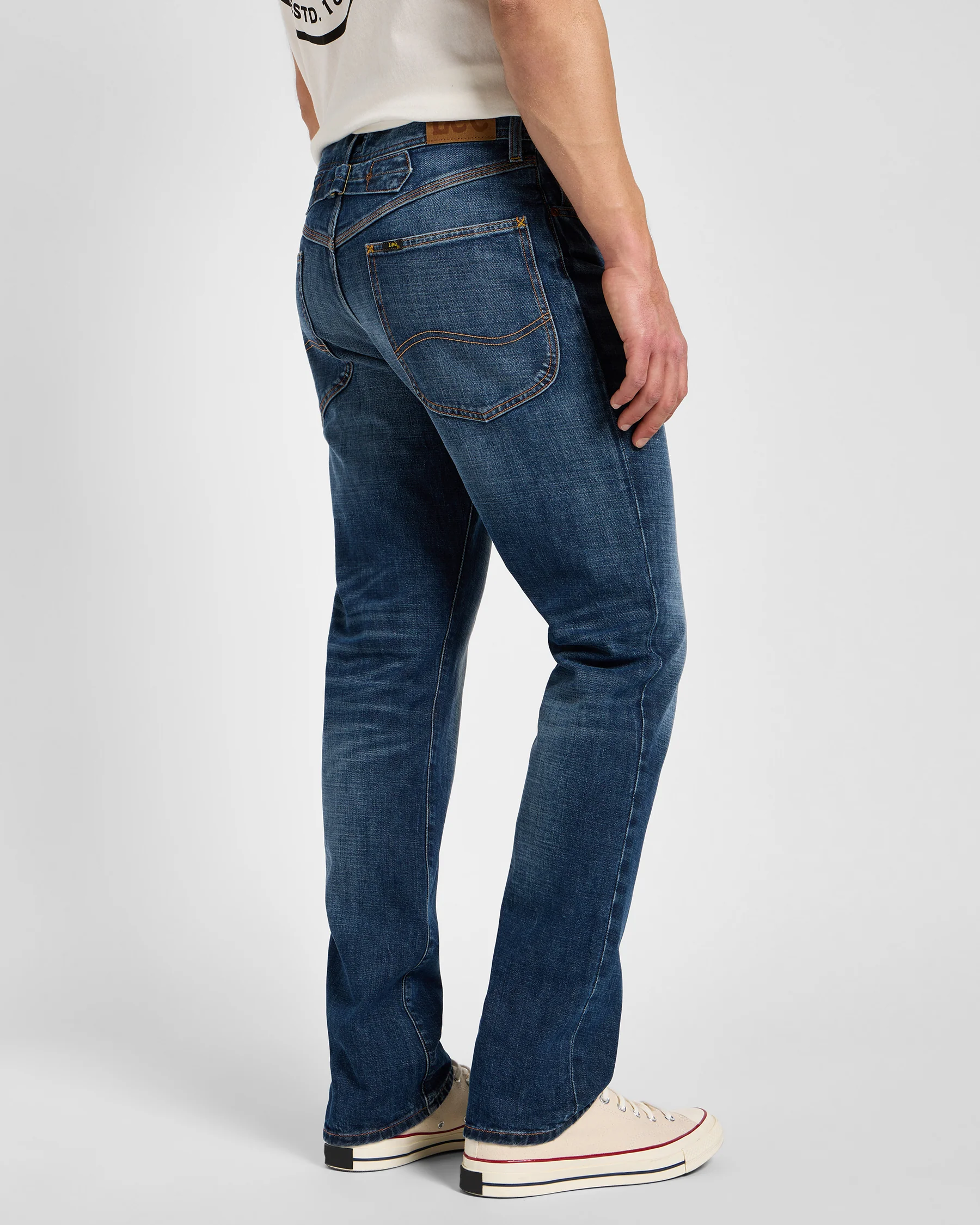 Lee Brooklyn Cowboy Straight Fit Mens Jeans - Bridger - Image 4