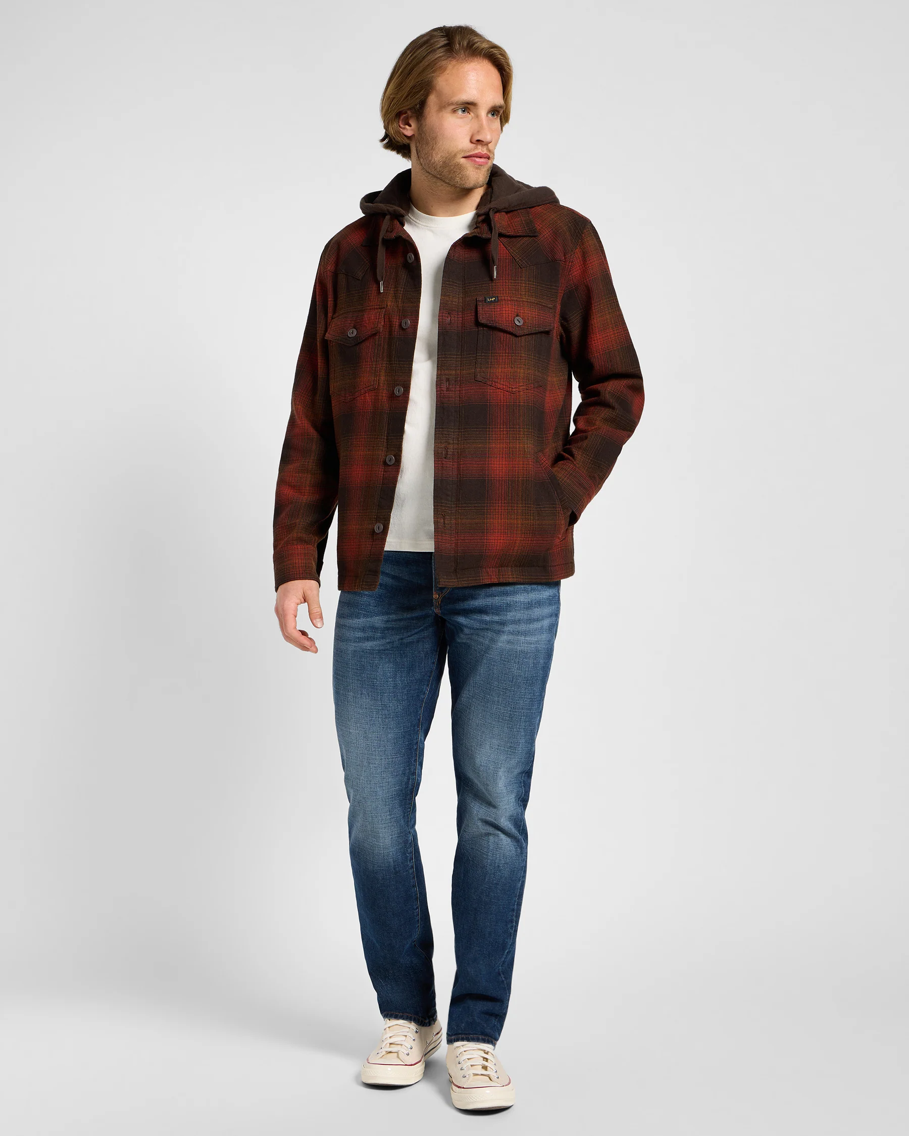 Lee Brooklyn Cowboy Straight Fit Mens Jeans - Bridger - Image 5