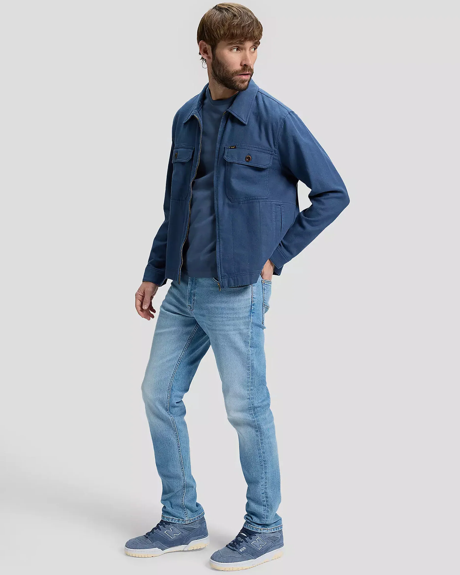Lee Brooklyn Straight Regular Fit Mens Jeans - Jasper - Image 3