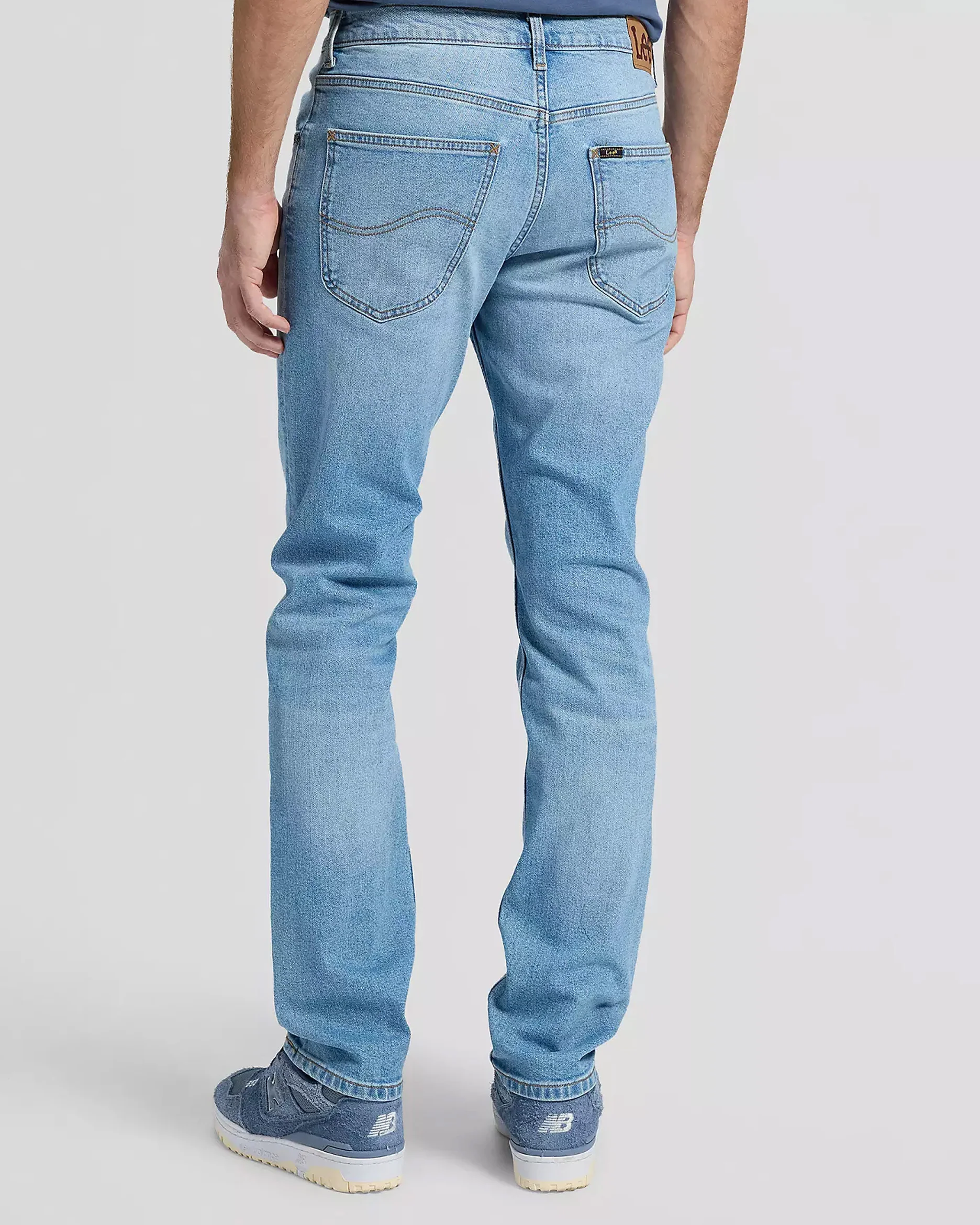 Lee Brooklyn Straight Regular Fit Mens Jeans - Jasper - Image 4