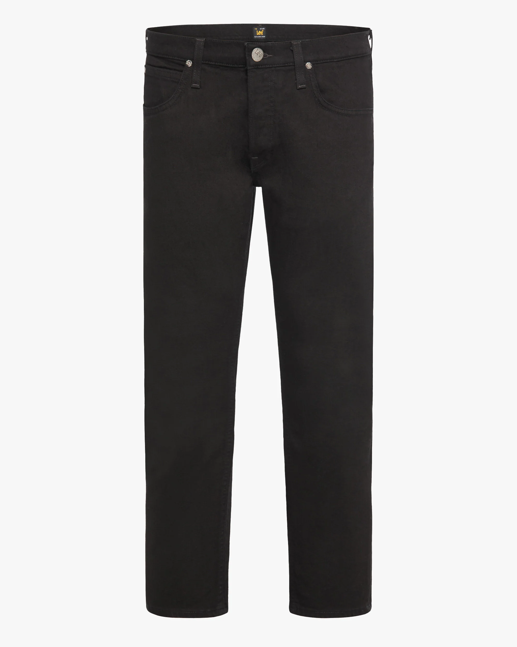 Lee Daren Zip Fly Regular Fit Mens Jeans - Clean Black - Image 7