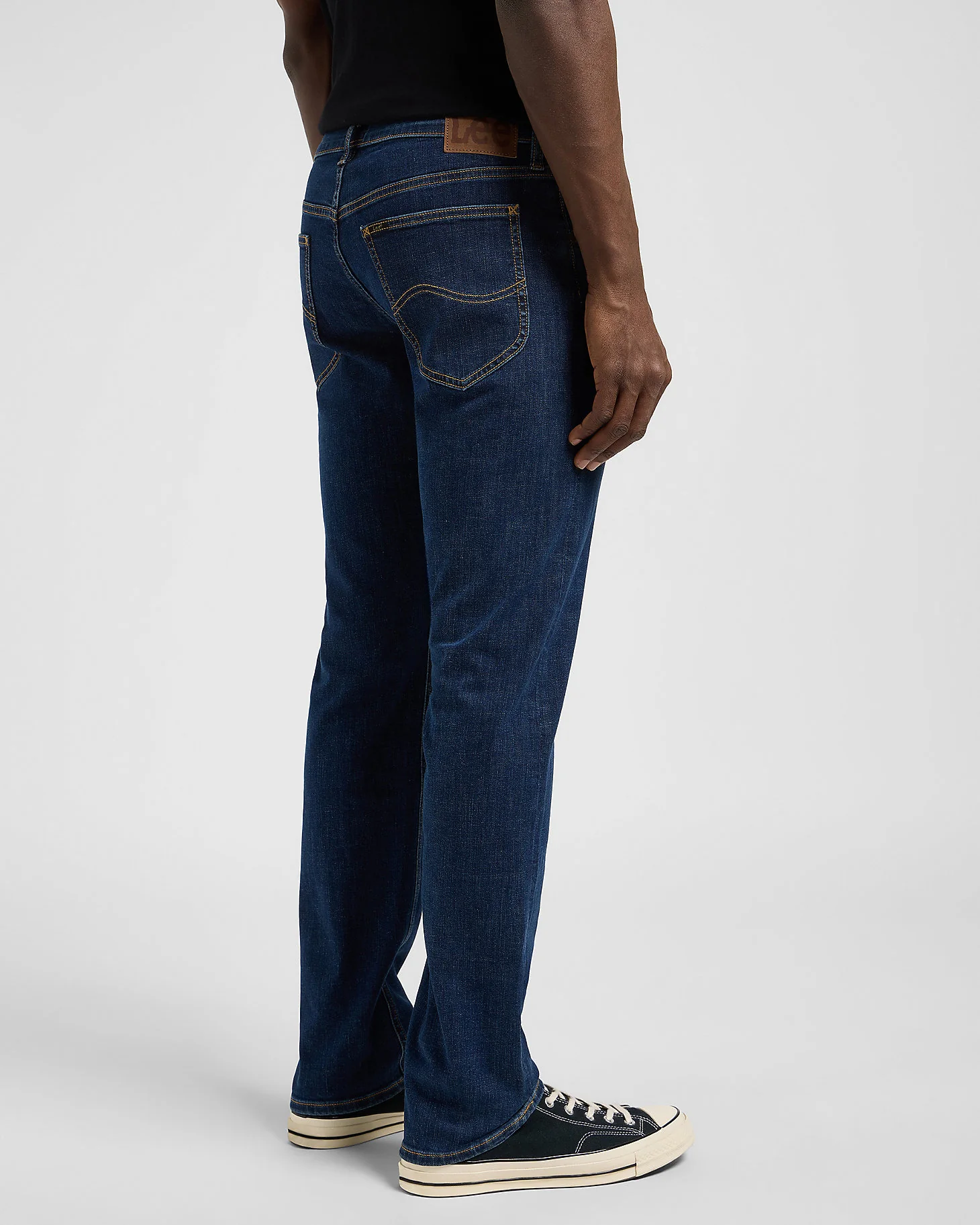 Lee Daren Zip Fly Regular Fit Mens Jeans - Dark Ocean - Image 3