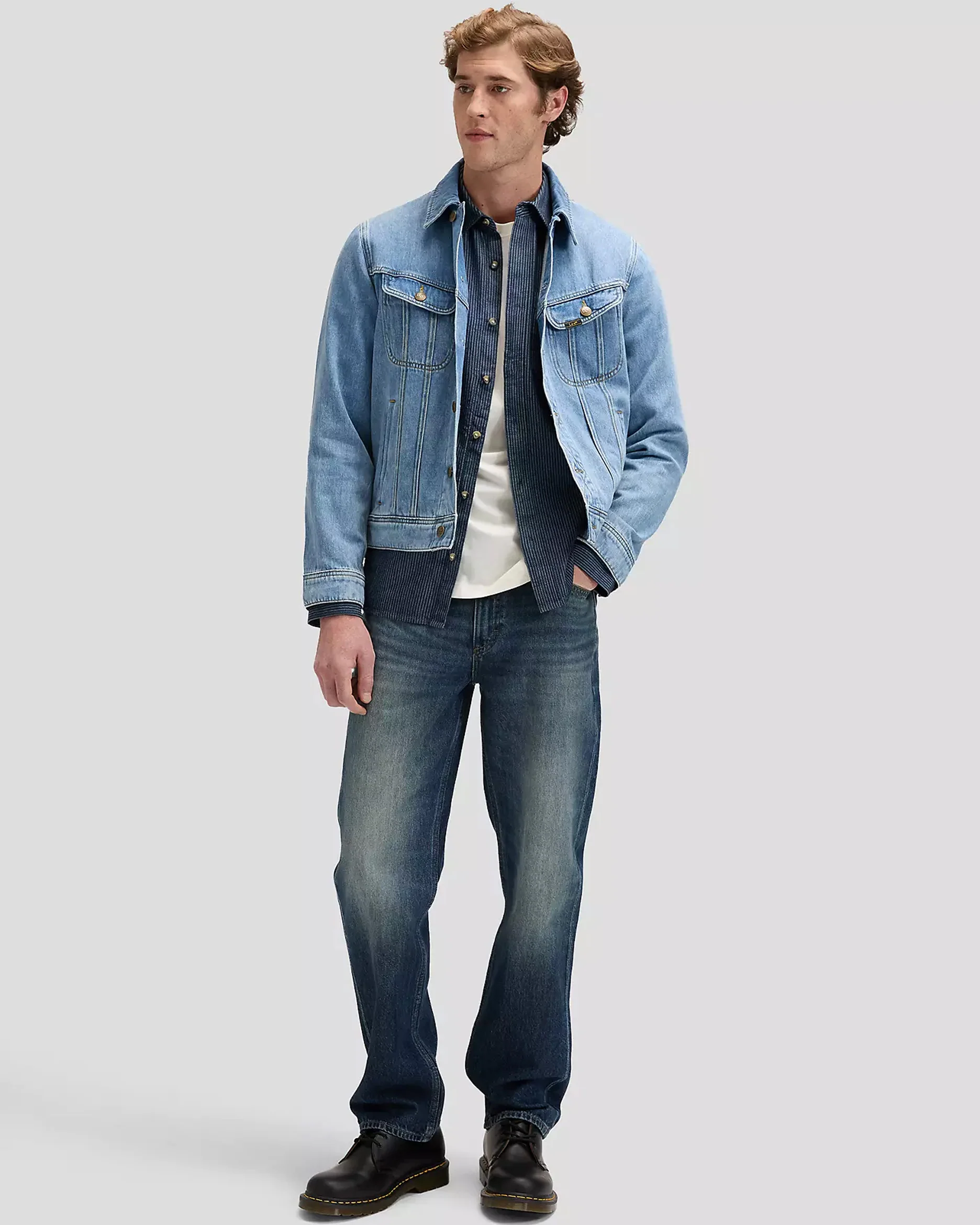 Lee Haden Relaxed Straight Mens Jeans - Carlo - Image 3