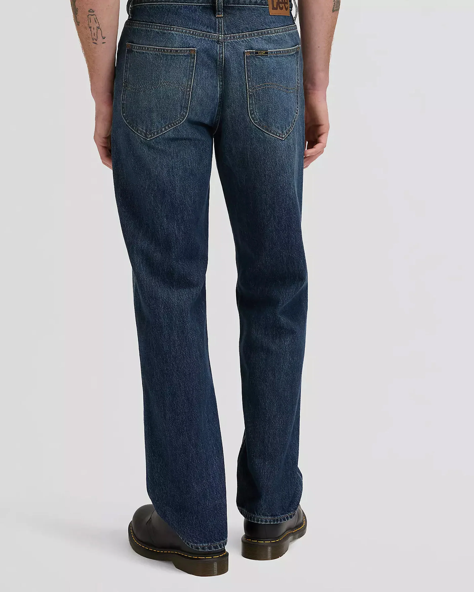 Lee Haden Relaxed Straight Mens Jeans - Carlo - Image 4