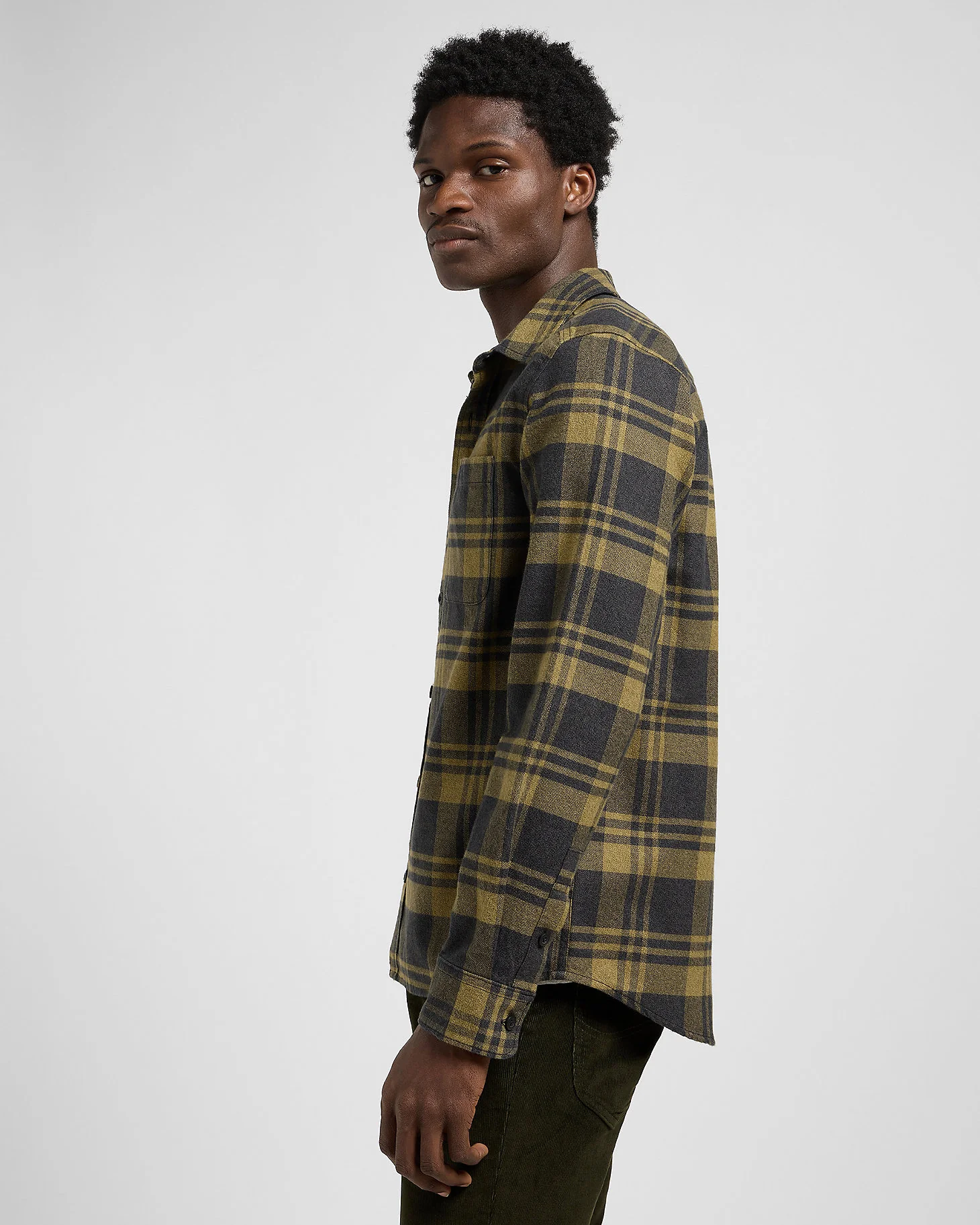 Lee Leesure Shirt - Moss Garden - Image 3