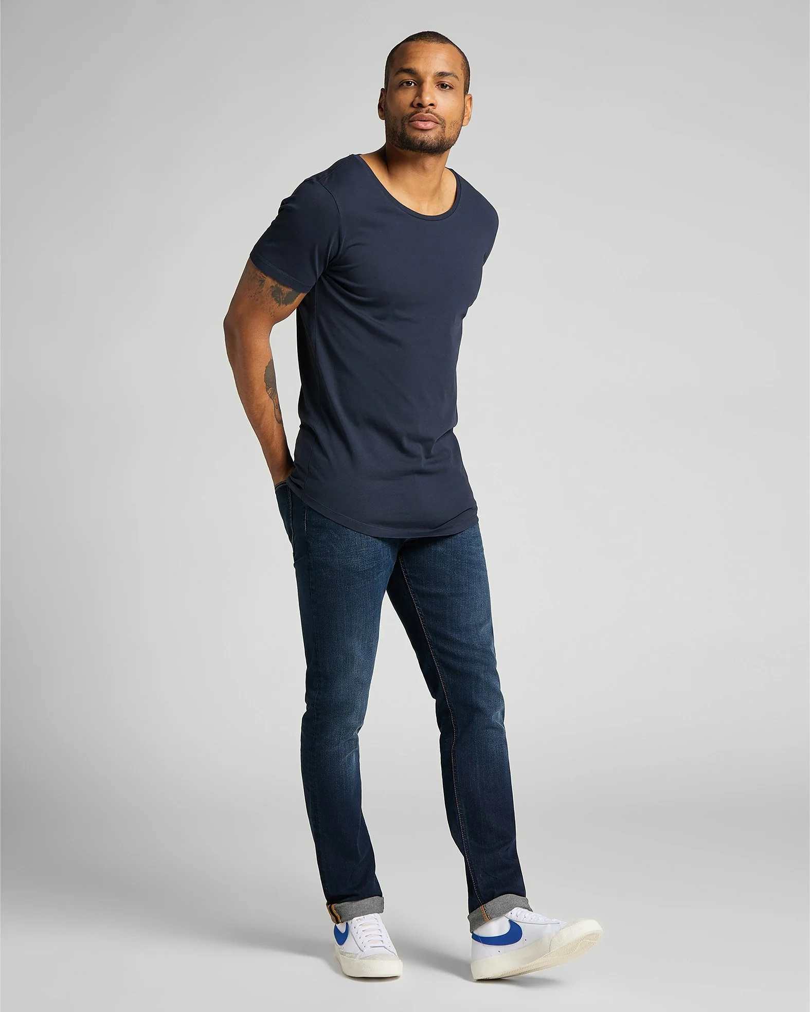 Lee Luke Slim Tapered Mens Jeans - True Authentic - Image 3