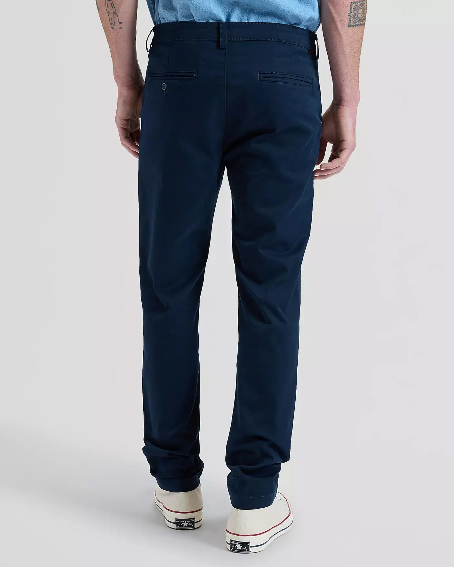 Lee Regular Fit Mens Chinos - Rivet Navy - Image 2