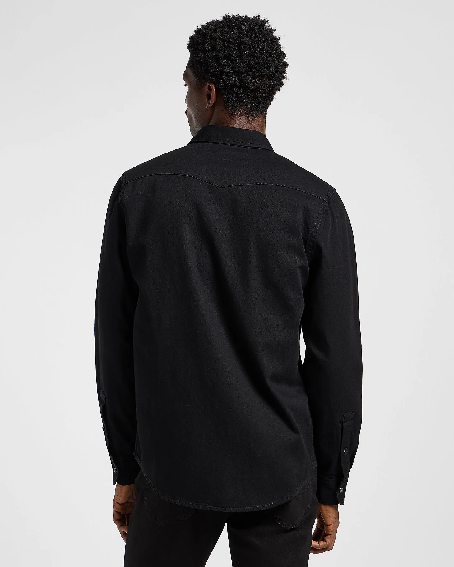 Lee Regular Western Denim Shirt - Black - Image 3