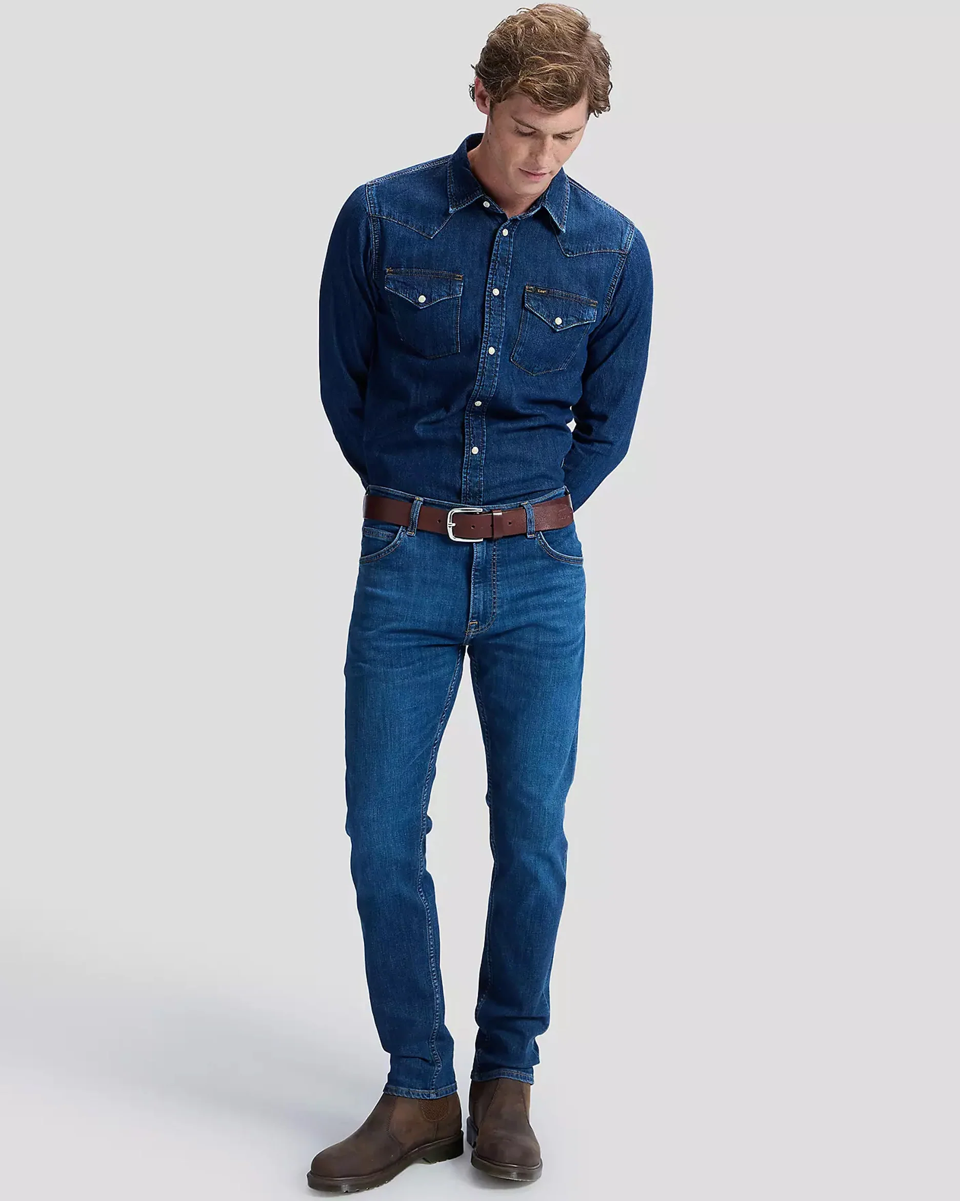 Lee Regular Western Denim Shirt - Rinse - Image 4