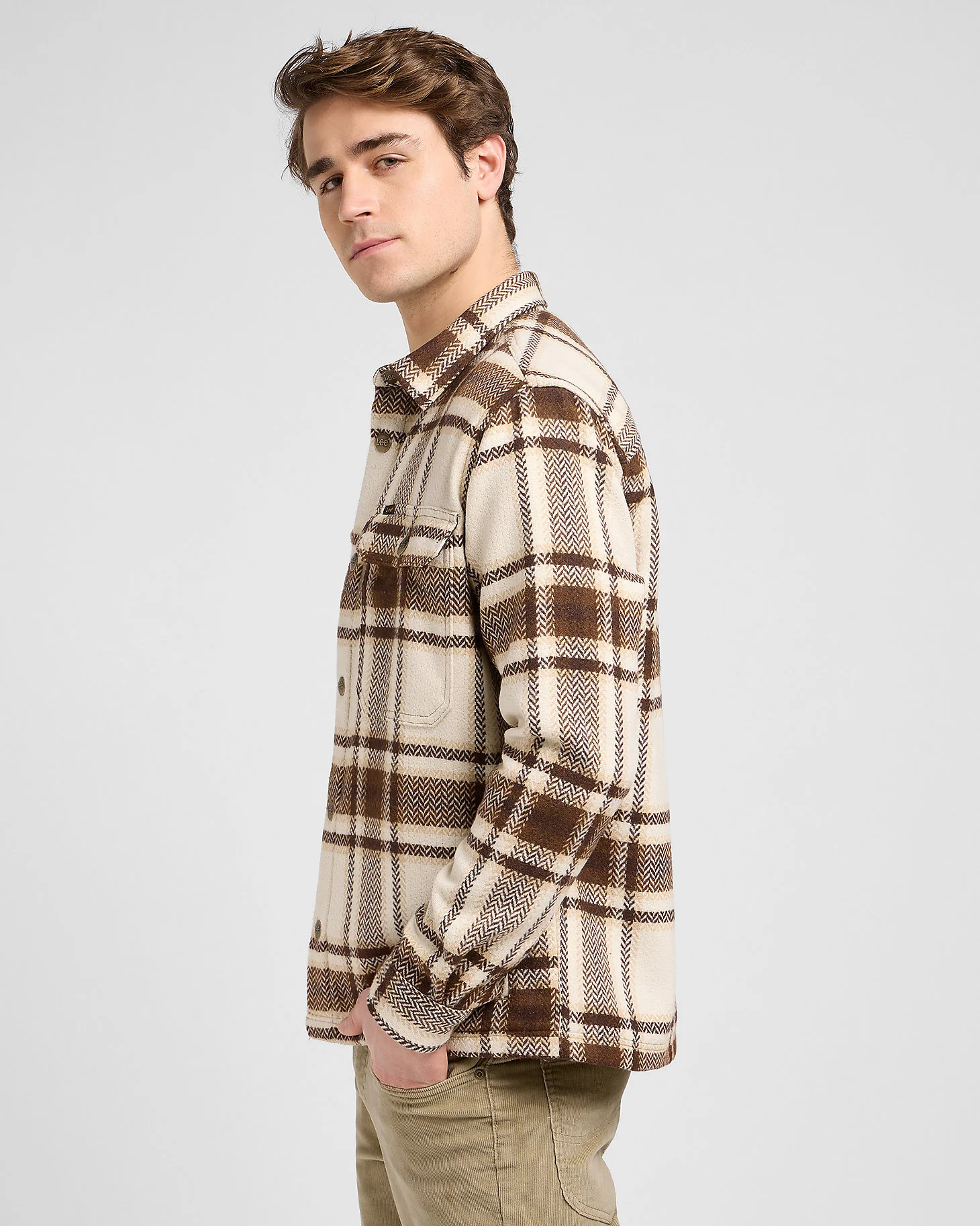 Lee Relaxed Overshirt - Arabica Plaid - Image 4