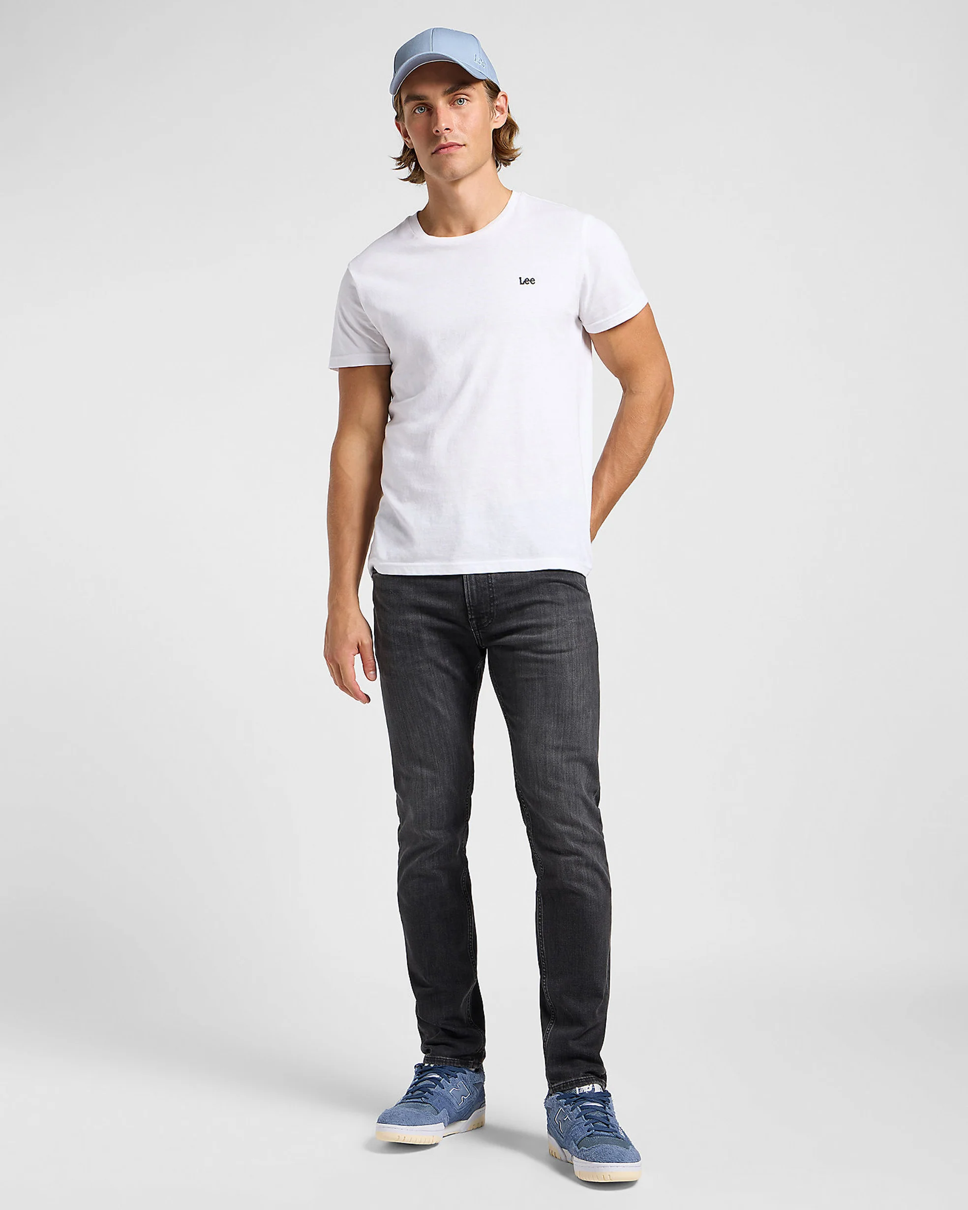 Lee Rider Slim Fit Lightweight Mens Jeans - Phantom - Image 5