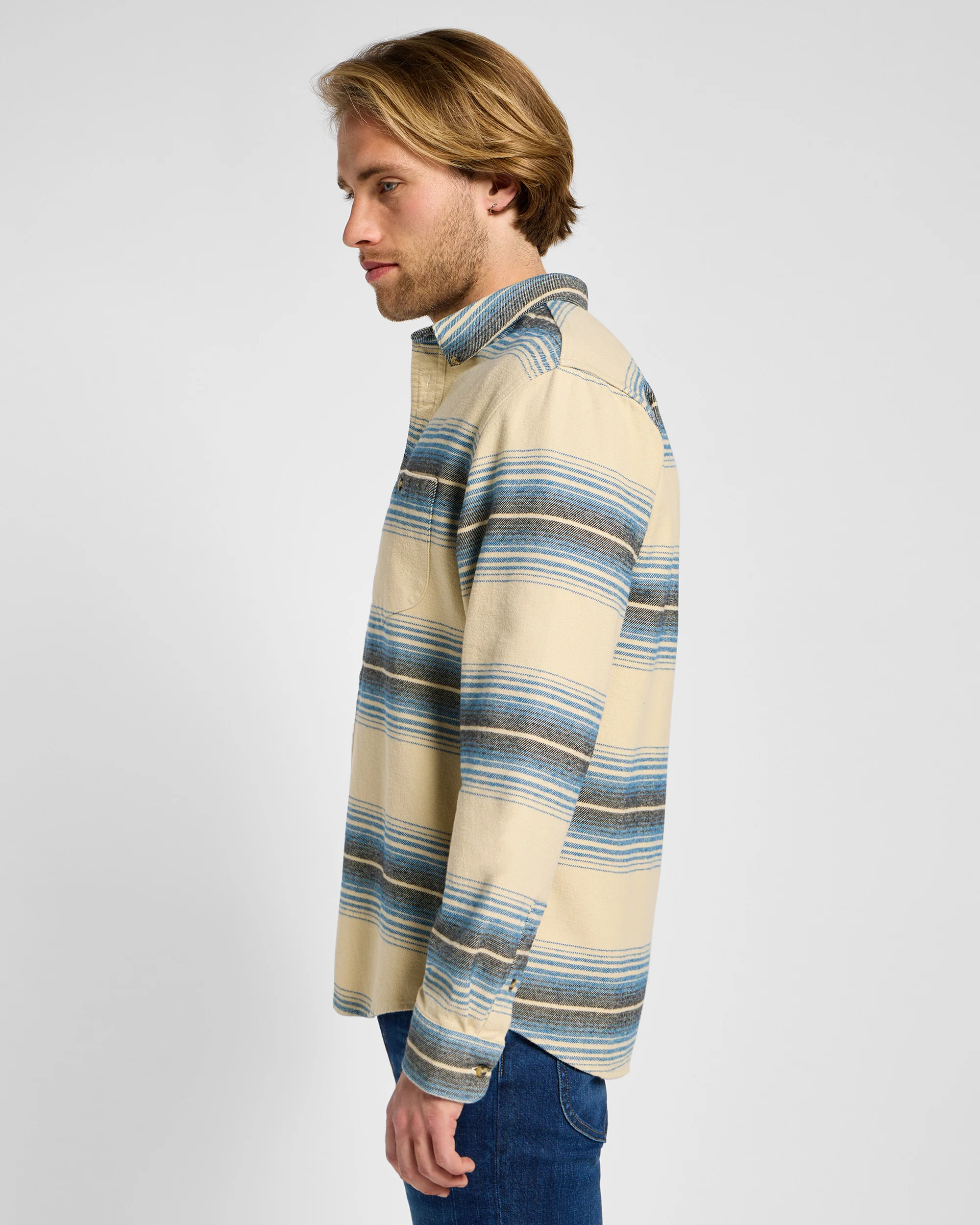 Lee Riveted Shirt - Beige - Image 3