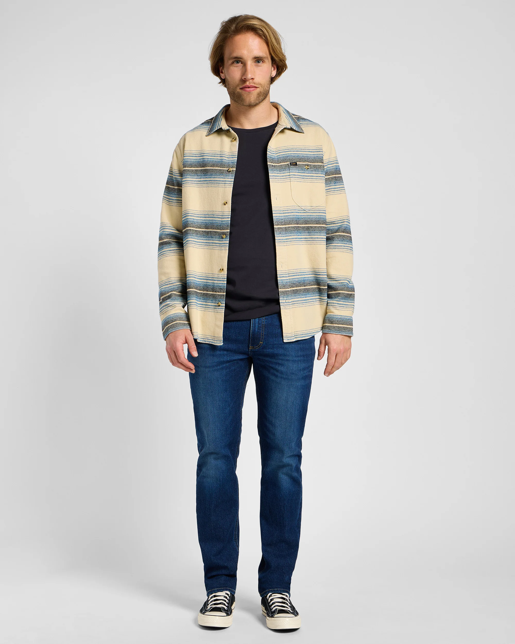 Lee Riveted Shirt - Beige - Image 5