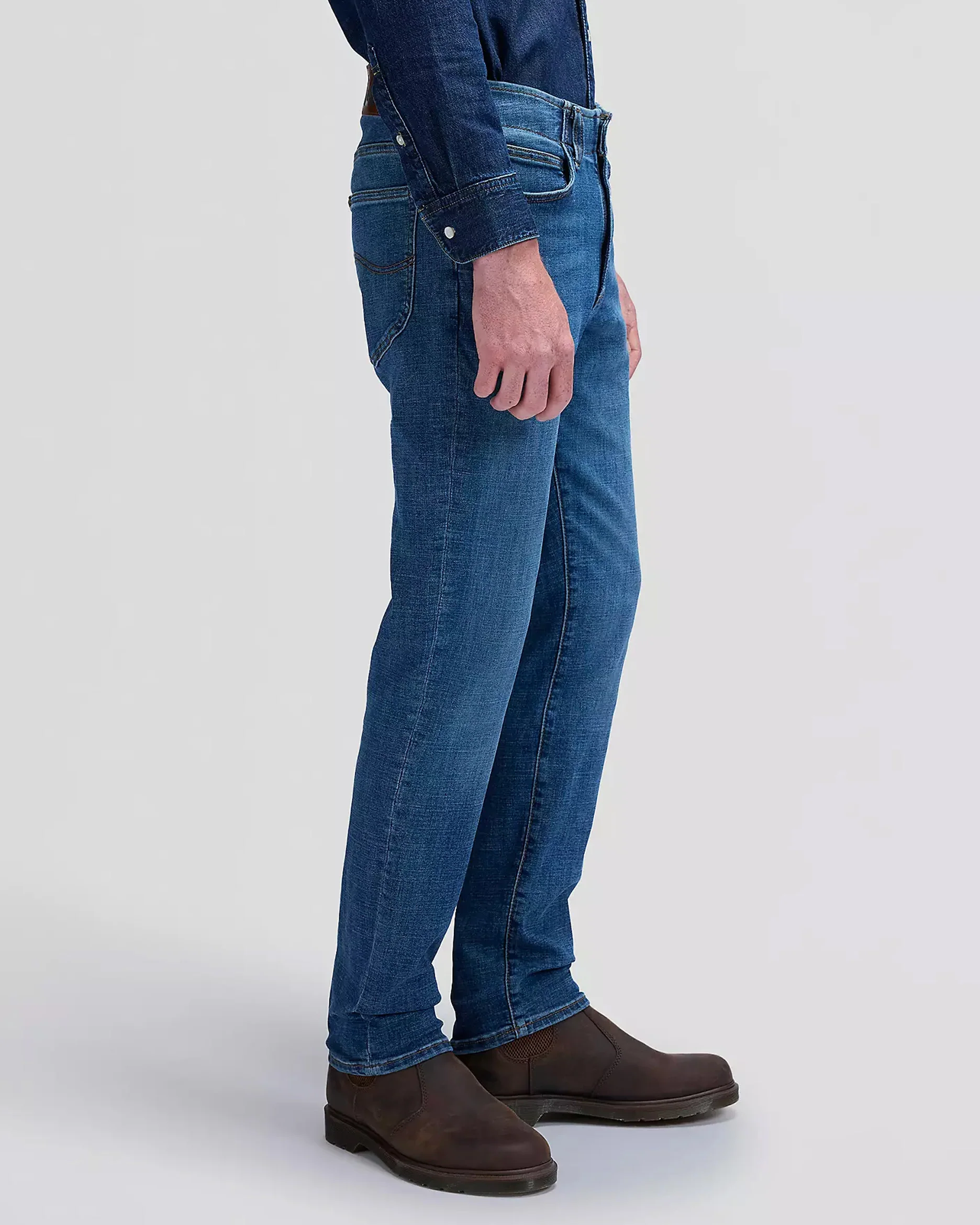 Lee Slim Fit Extreme Motion Mens Jeans - MVP Astro Blue - Image 5