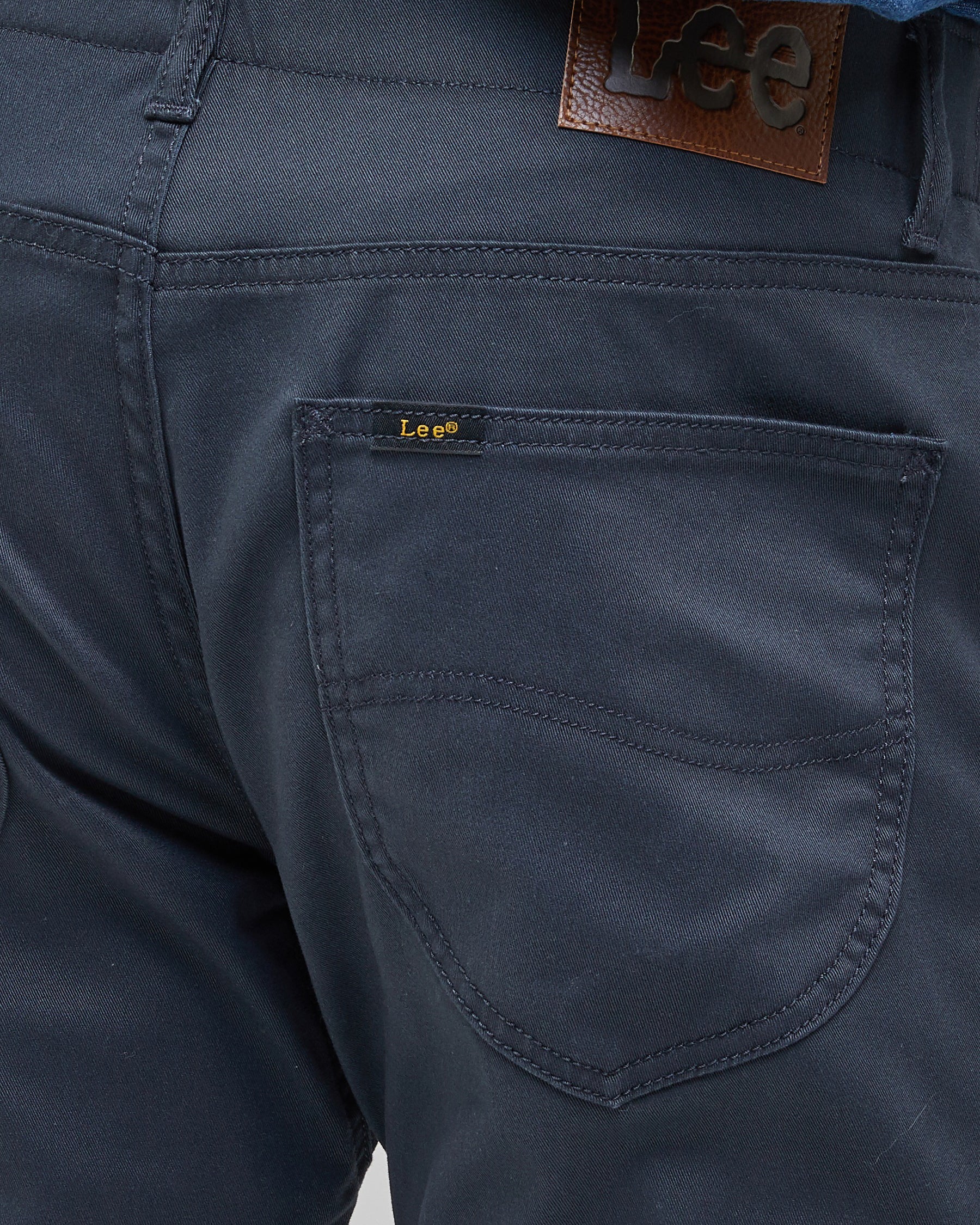 Lee Straight Fit Extreme Motion Mens Cotton Twill Trousers - Navy - Image 3