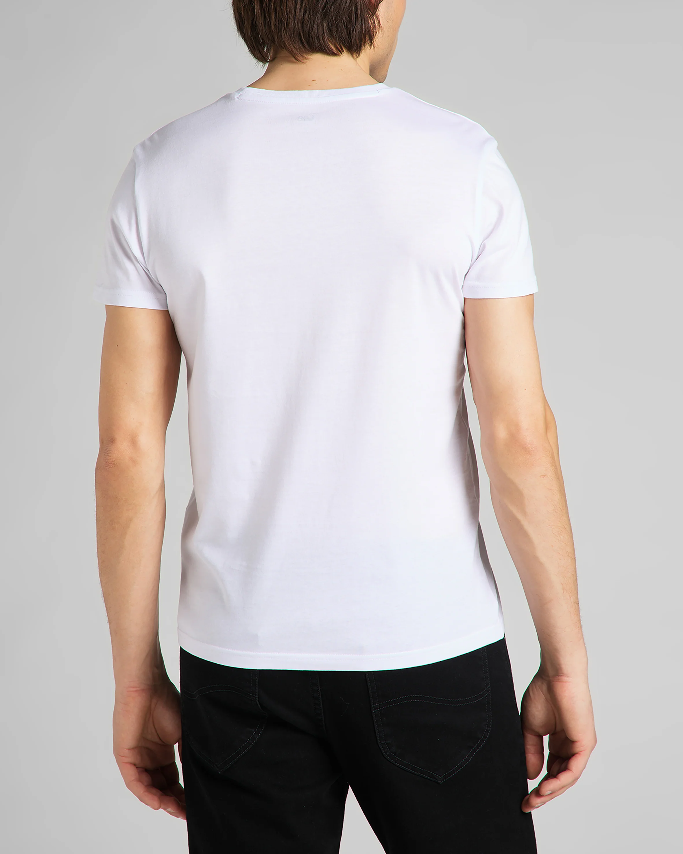 Lee Twin Pack Crew Tees - White - Image 3
